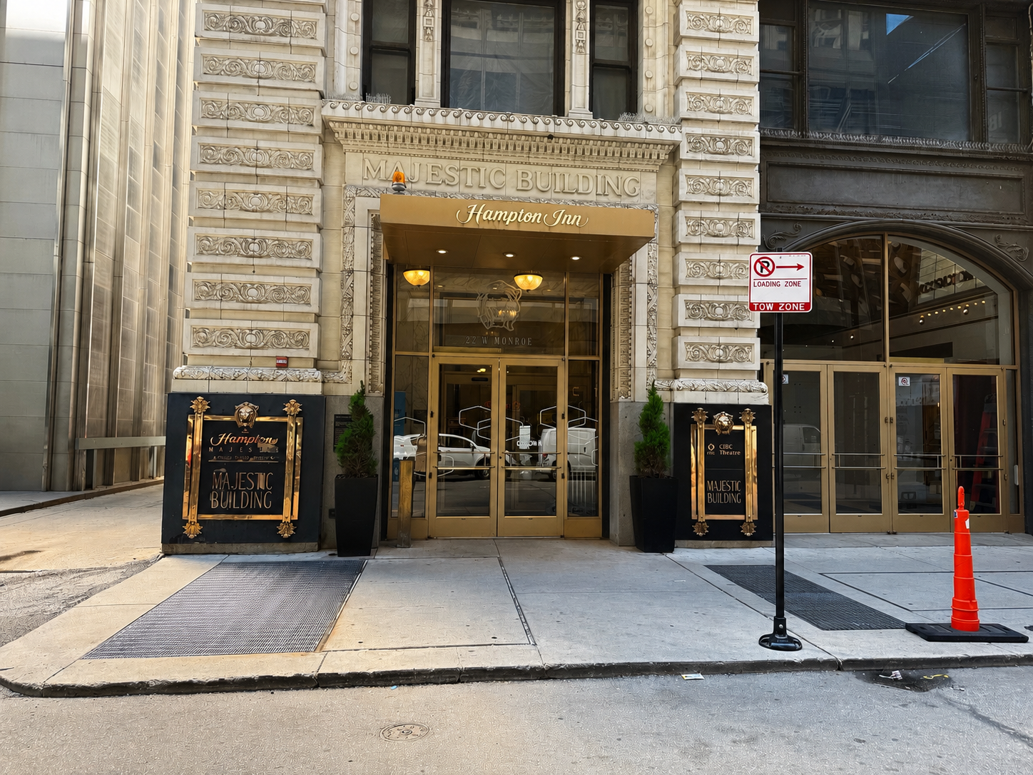 Photo of 22 W Monroe St. - Hampton Inn Majestic Valet Stand