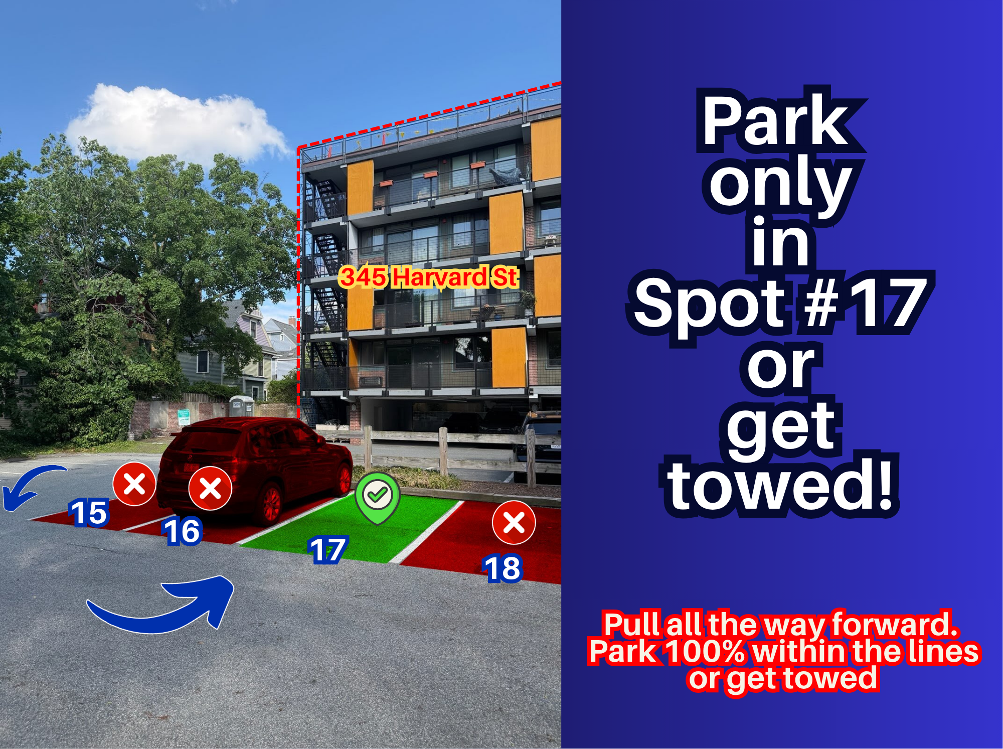 Photo of 345 Harvard St. - Spot #17 Only