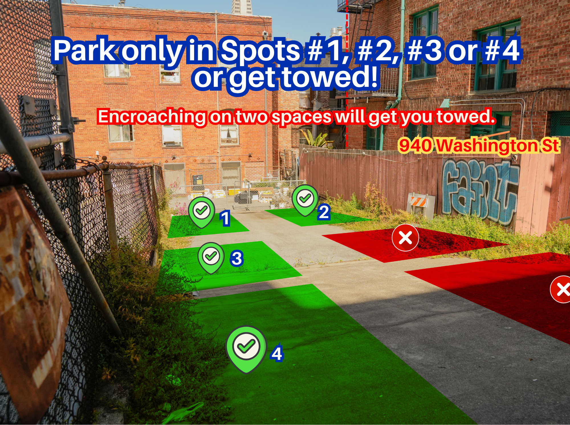 Photo of 940 Washington St. (20 Trenton St.) - Spots #1, #2, #3 or #4 Only