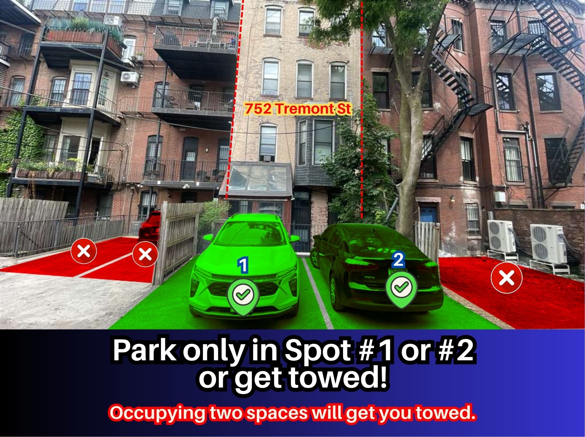Photo of 752 Tremont St. - Spot #1 or #2 only