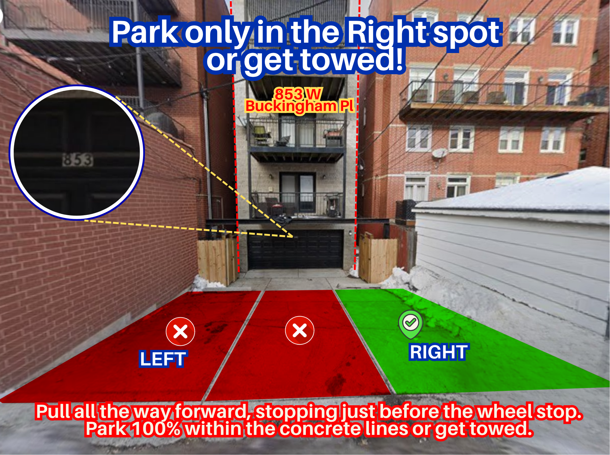 Photo of 853 W Buckingham Pl. - Right Spot Only