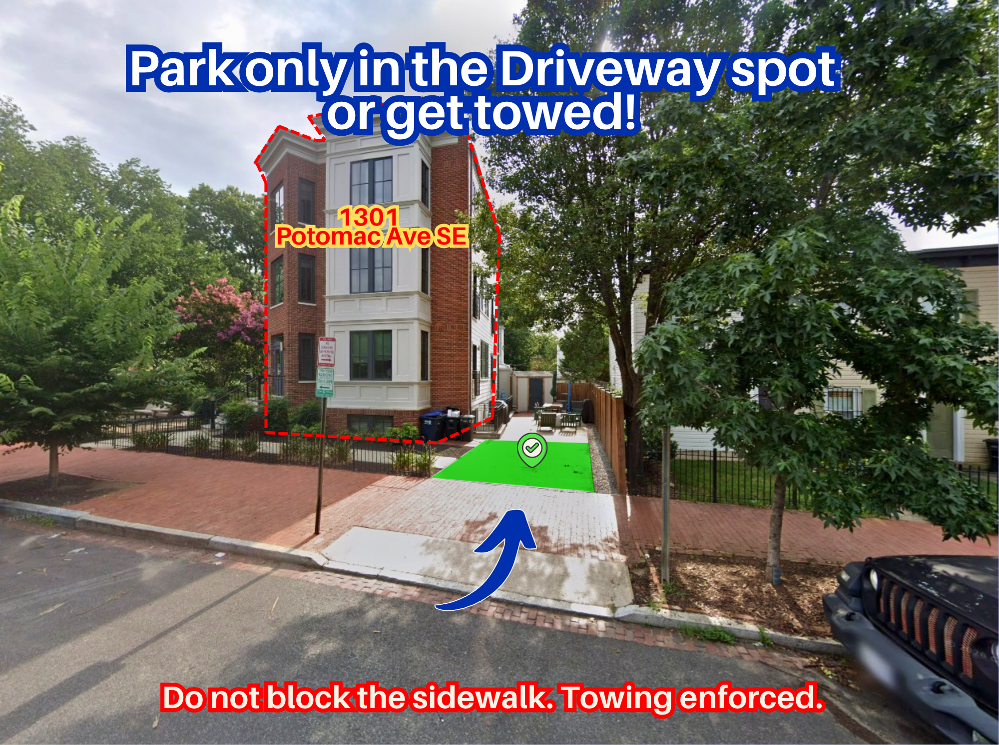 Photo of 1301 Potomac Ave. SE - Driveway Spot