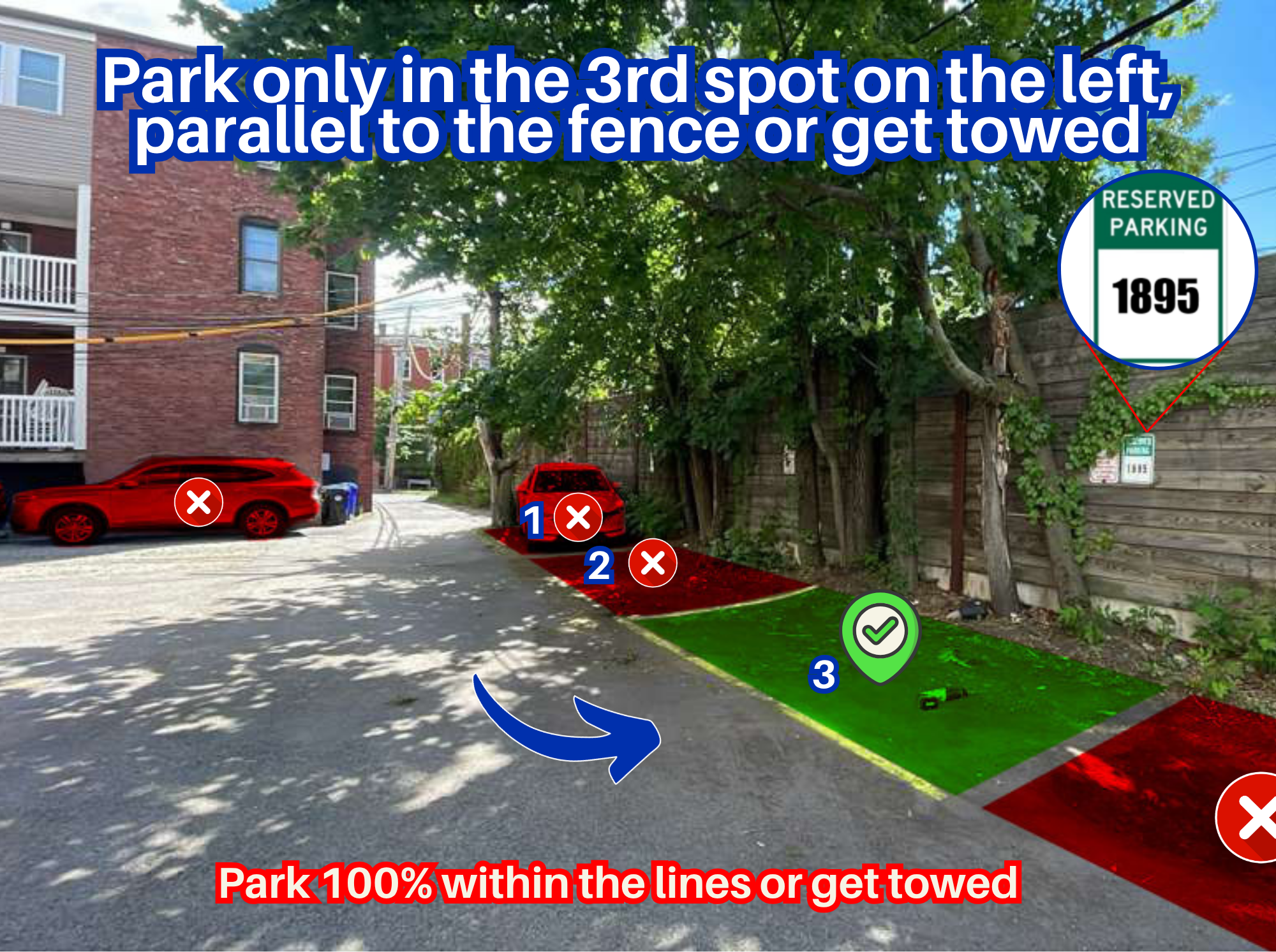 Photo of 1895 Beacon St. - Parallel Spot