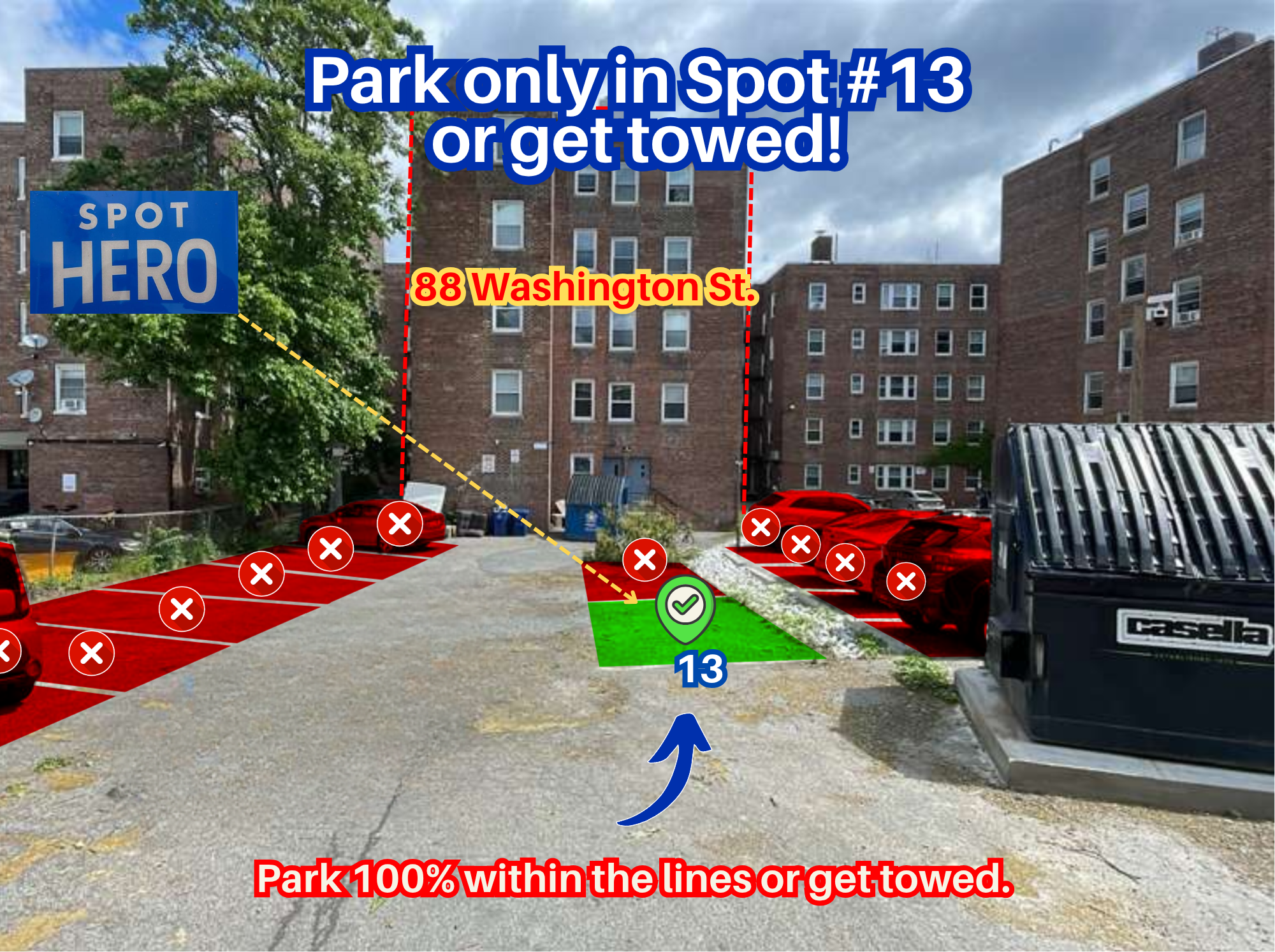 Photo of 88 Washington St. - Spot #13 Only