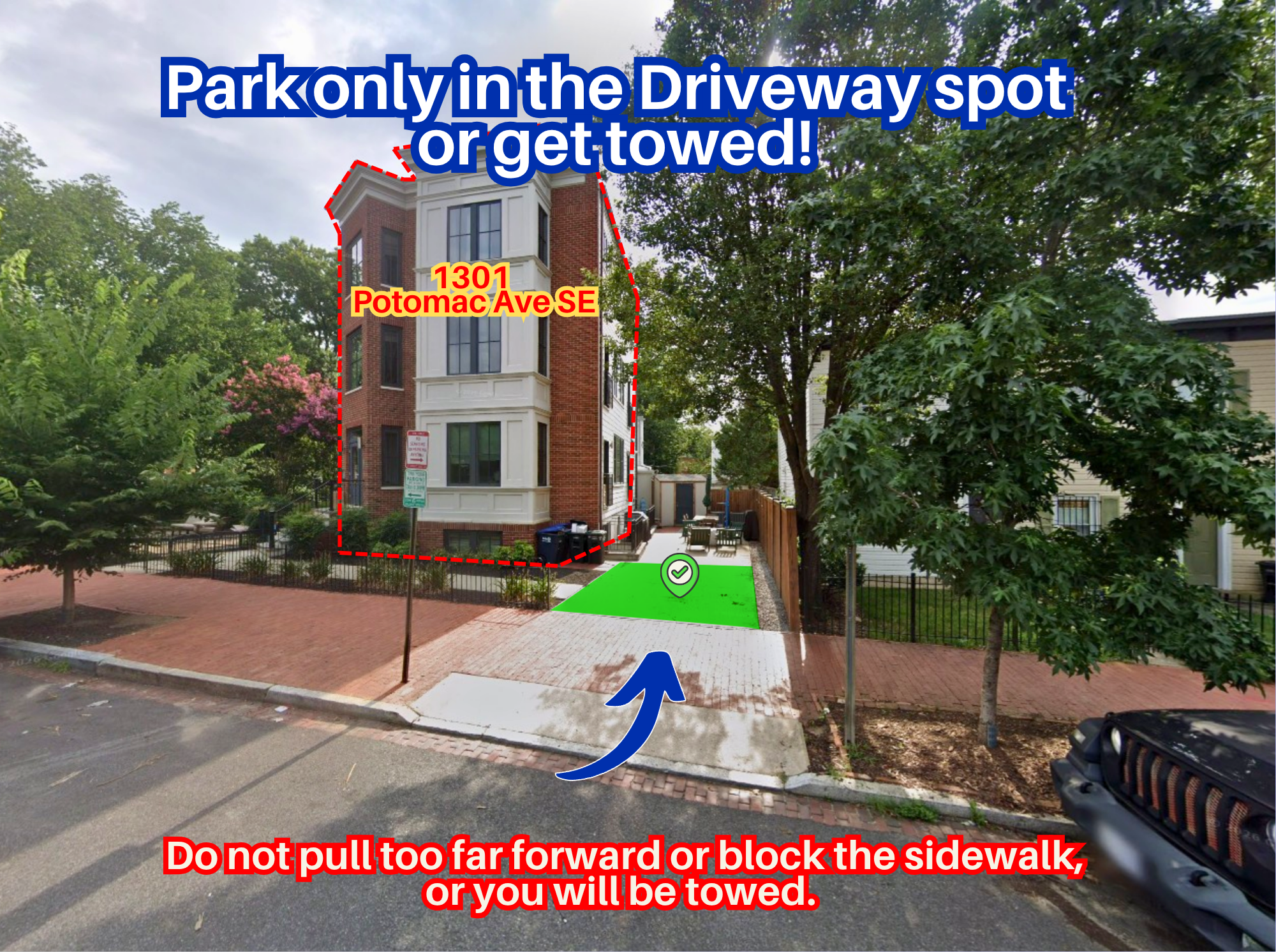 Photo of 1301 Potomac Ave. SE - Driveway Spot