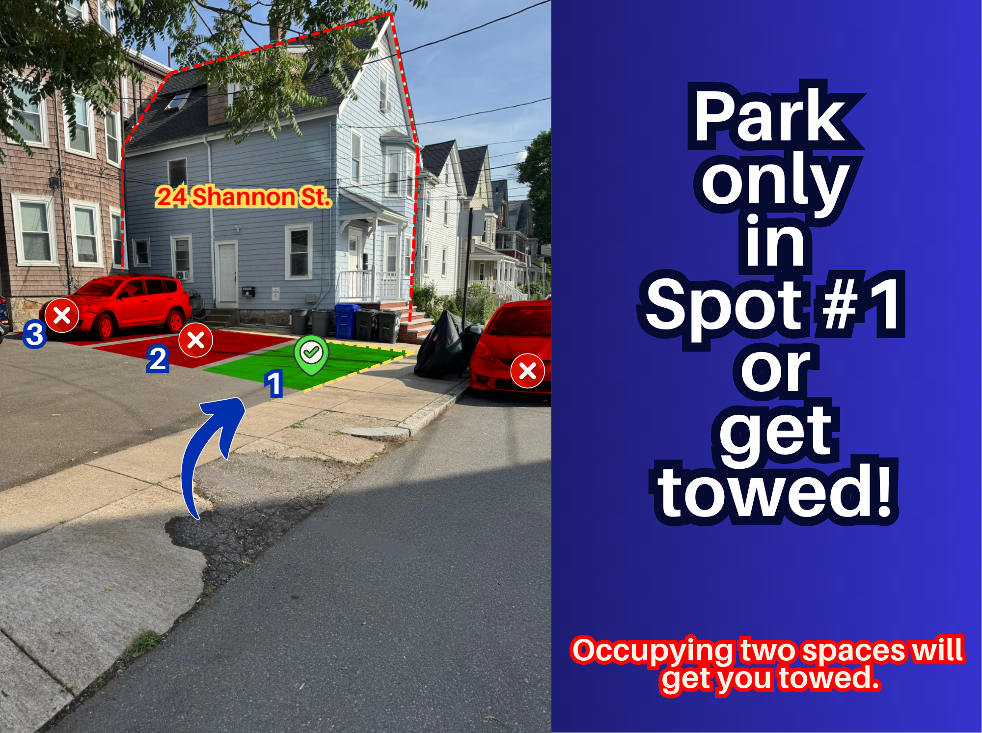 Photo of 24 Shannon St. - Spot #1 Only