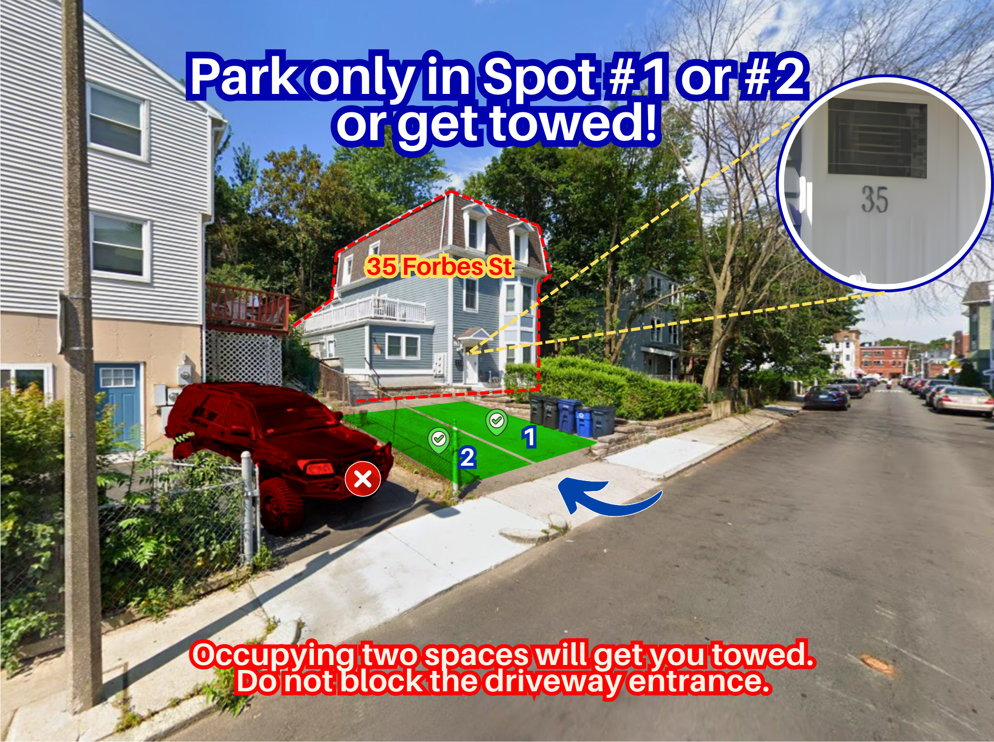 Photo of 35 Forbes St. - Spot #1 or #2 Only