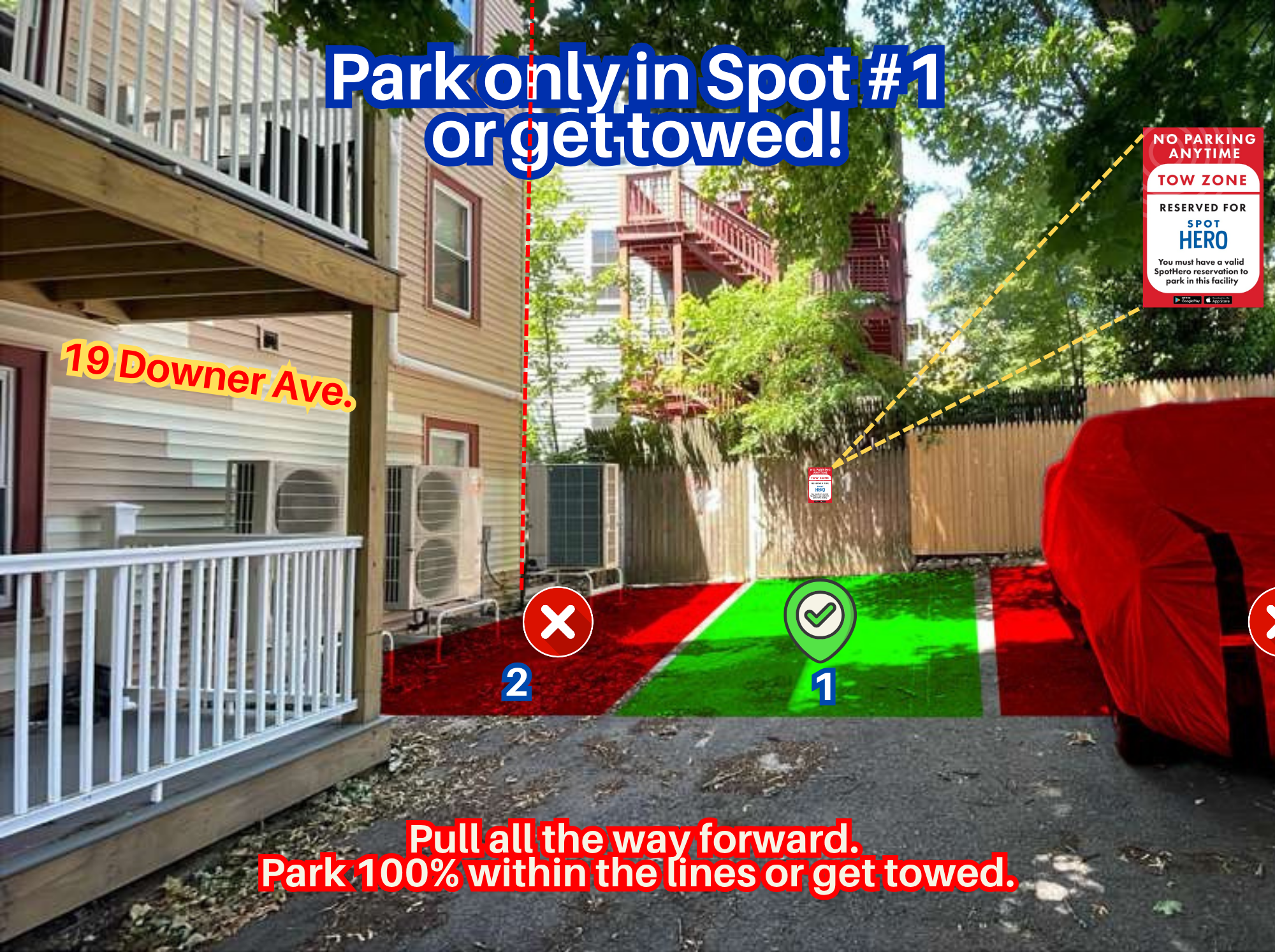 Photo of 19 Downer Ave. - Spot #1 or #3 Only