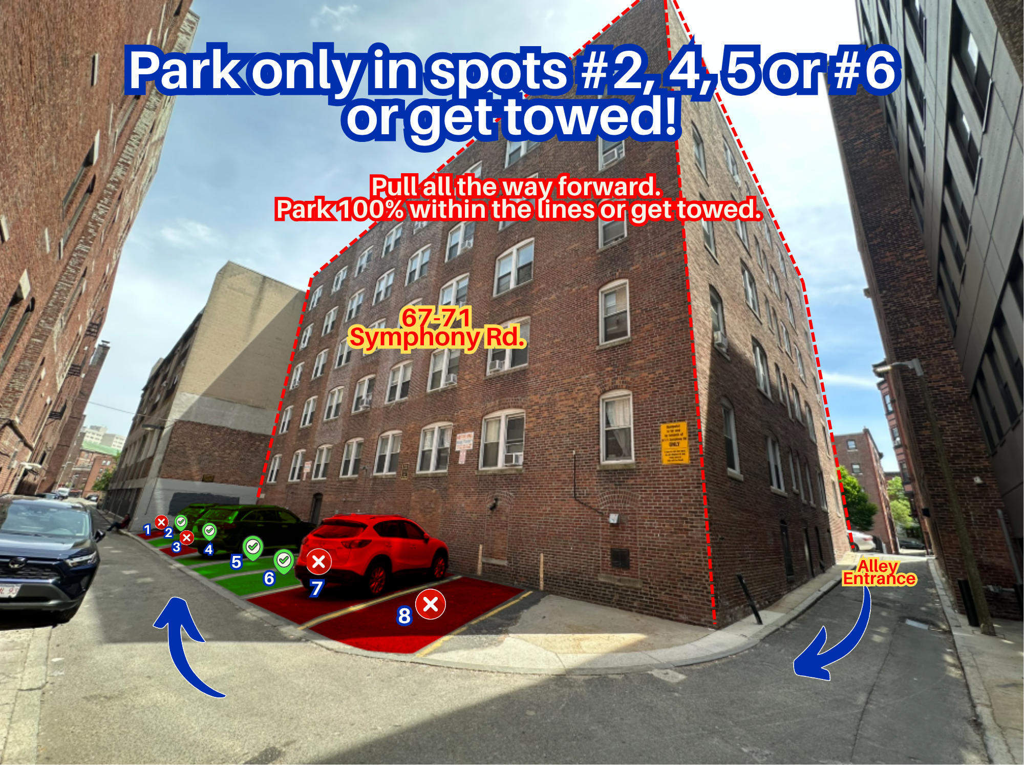 Photo of 67 Symphony Rd. - Spot #2, 4 , 5 or 6 Only