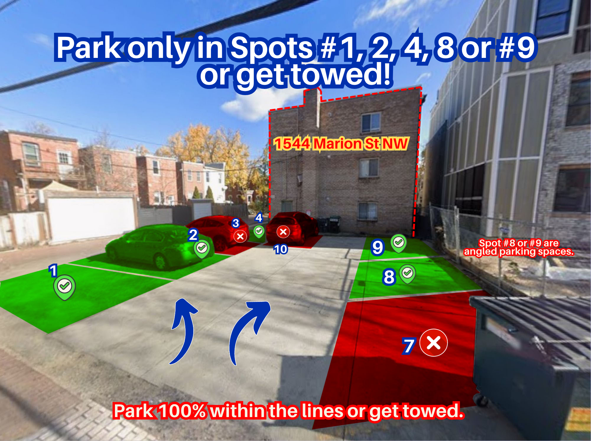 Photo of 1544 Marion St. NW - Spots #1, 2, 4, 8 or 9 Only