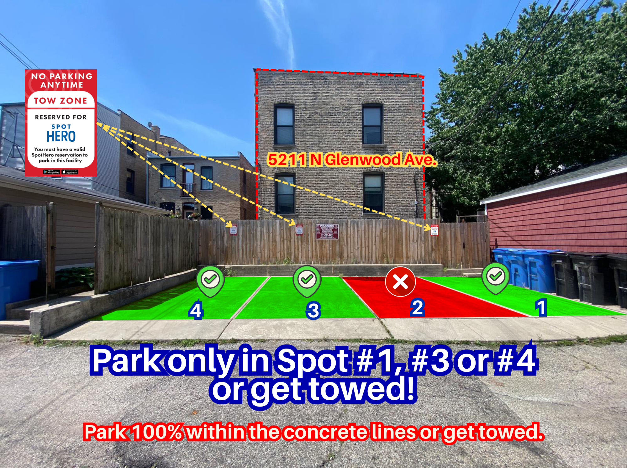 Photo of 5211 N Glenwood Ave. - Spots #1, #3 or #4 Only
