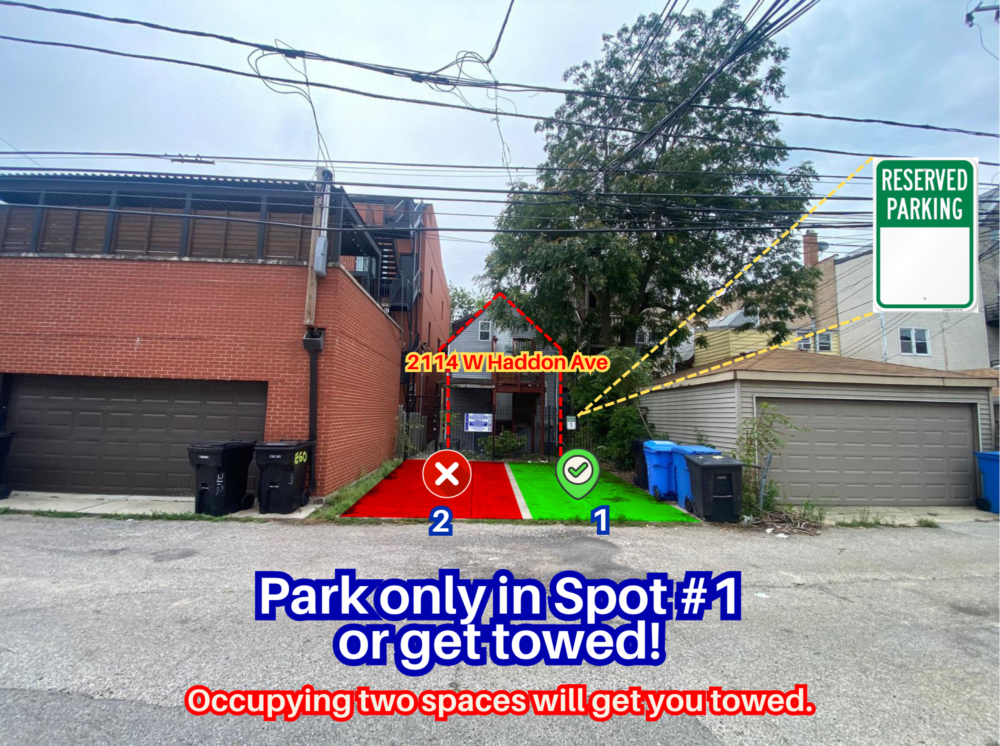Photo of 2114 W Haddon Ave. - Spot #1 Only