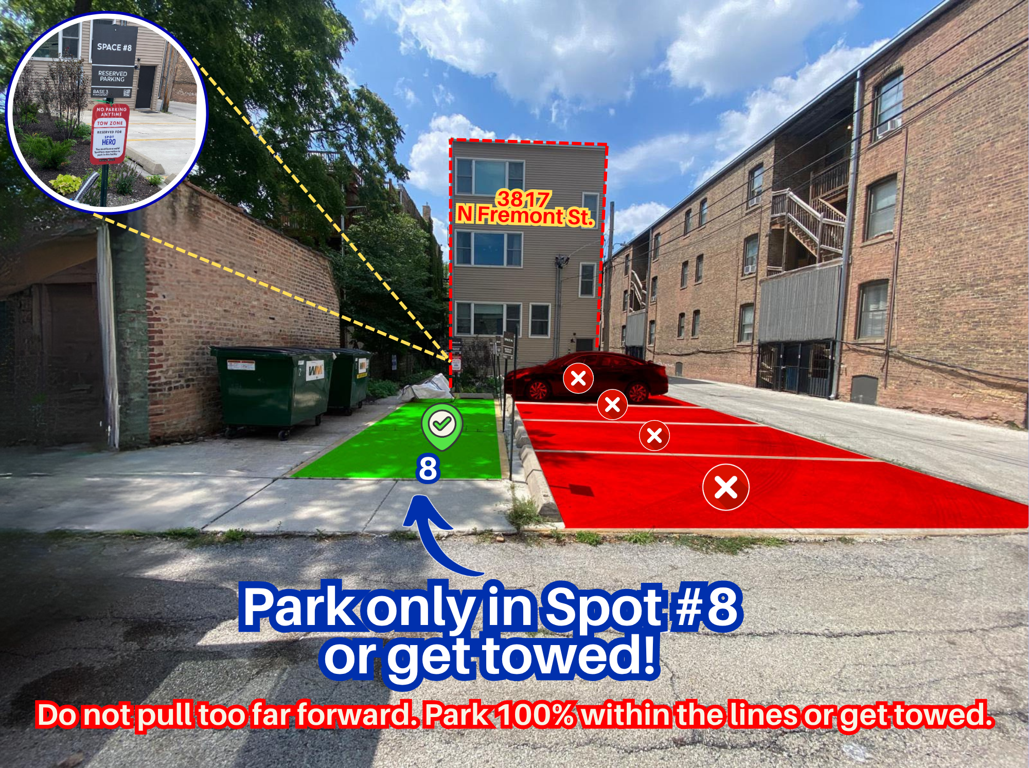 Photo of 3817 N Fremont St. - Spot #8 Only
