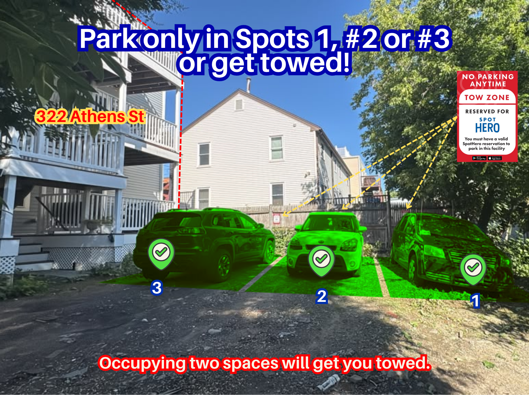 Photo of 322 Athens St. - Spots #1, #2 or #3 Only