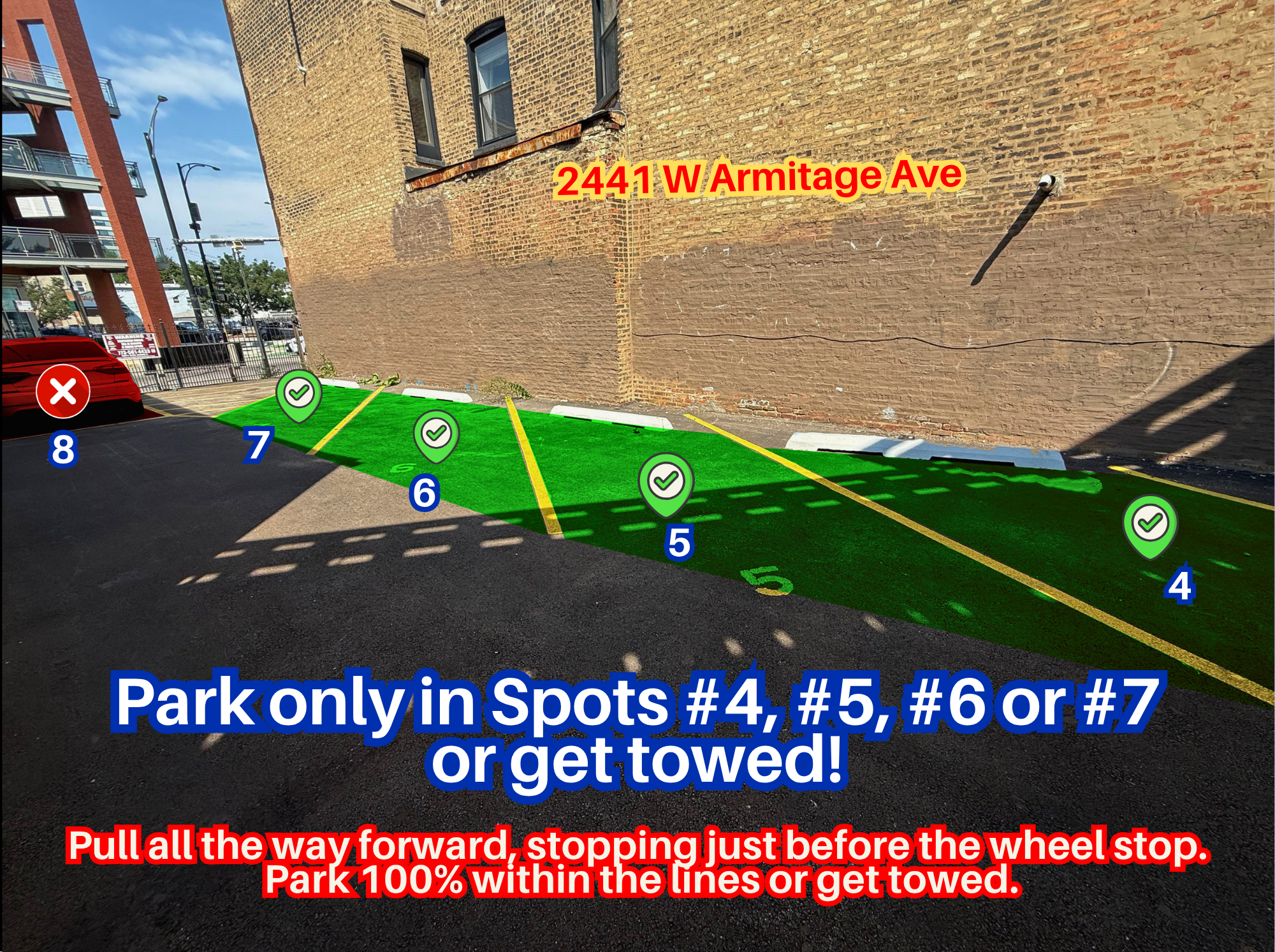 Photo of 2443 W Armitage Ave. - Spots #4, #5, #6 or #7 Only