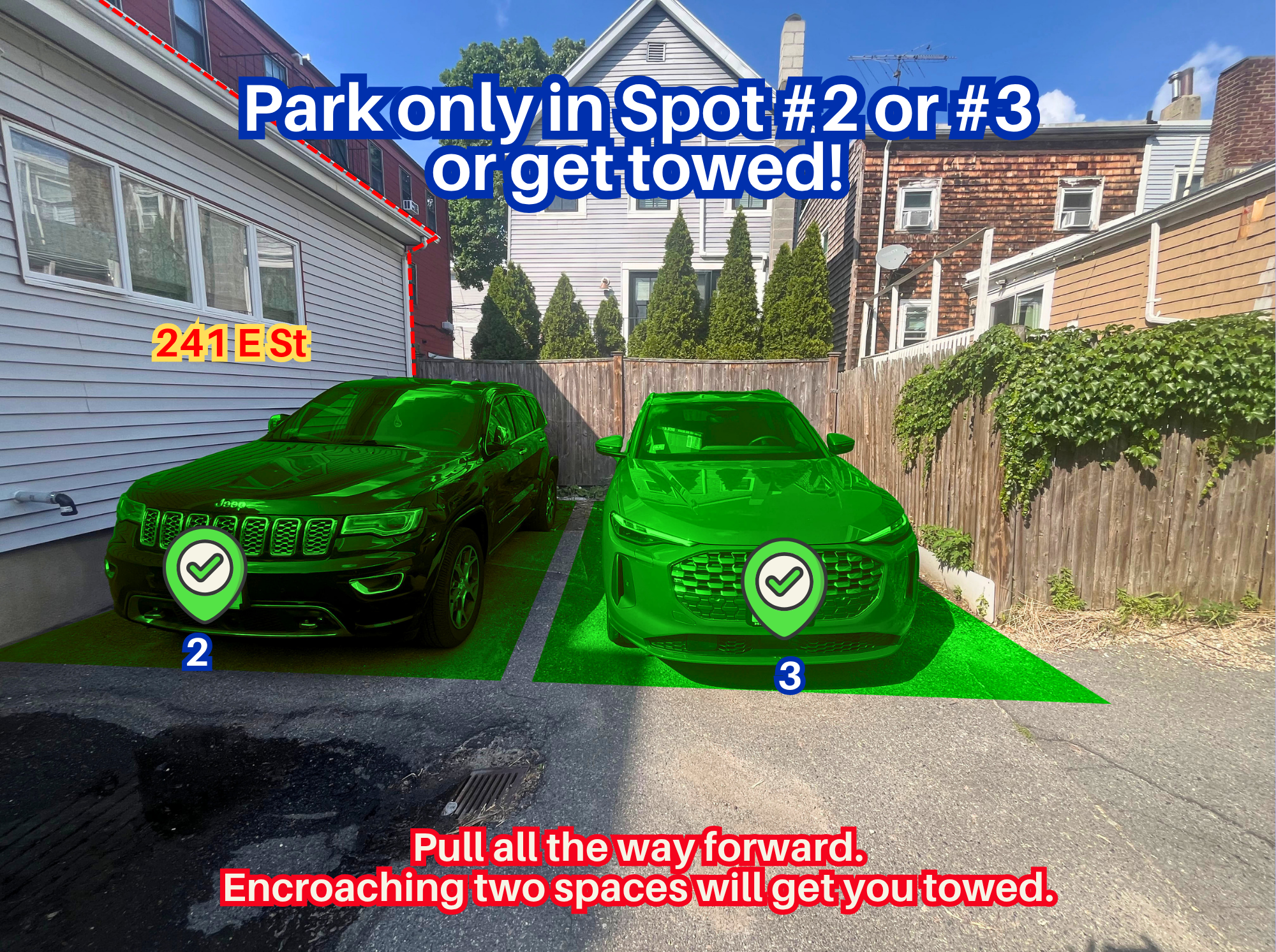 Photo of 241 E St. - Spot #2 or #3 Only