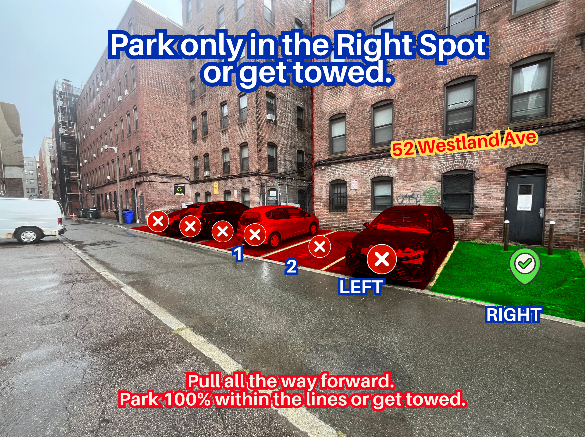 Photo of 52 Westland Ave. - Right Spot Only