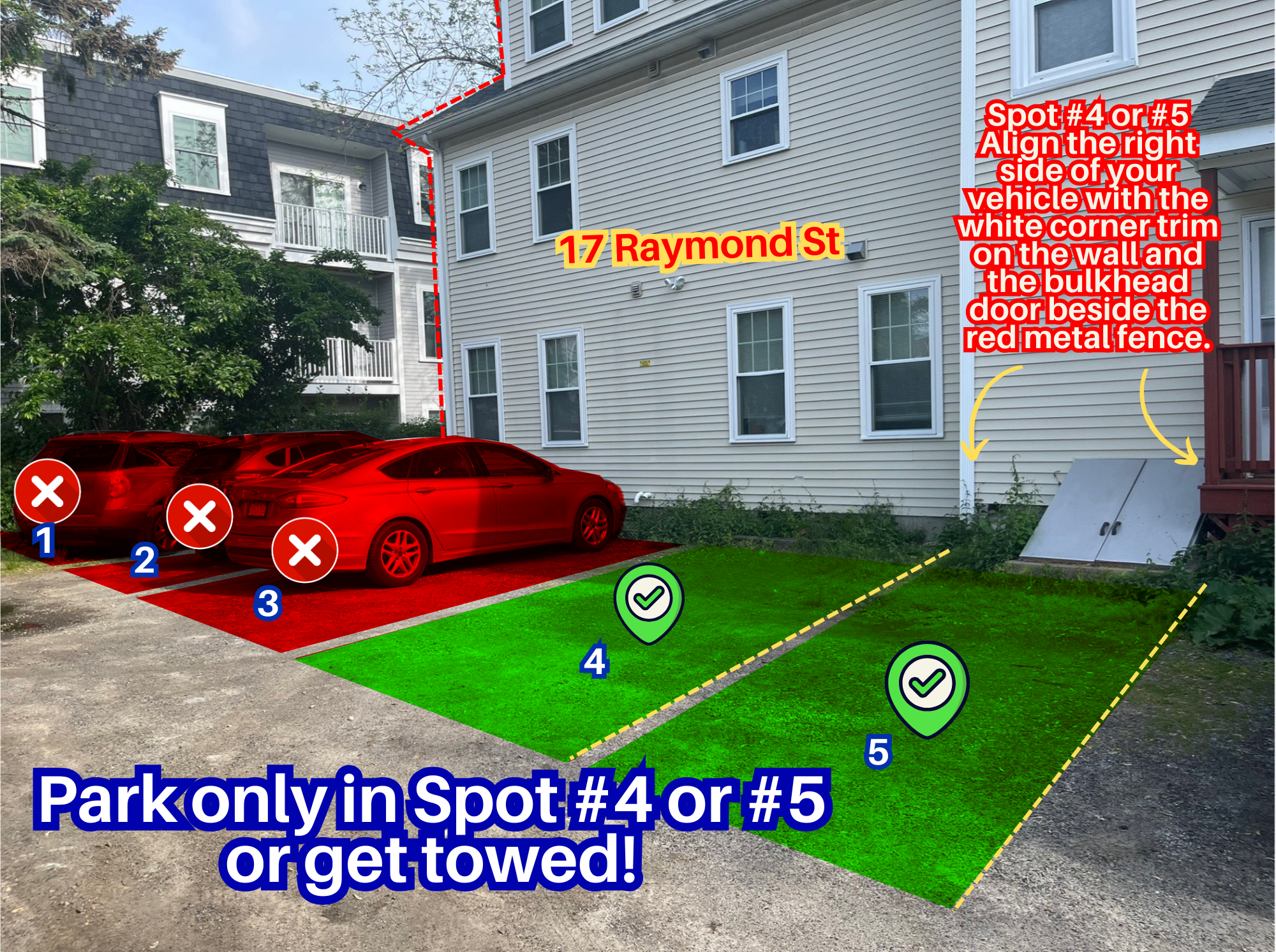 Photo of 17 Raymond St. - Spot #4 or #5 Only