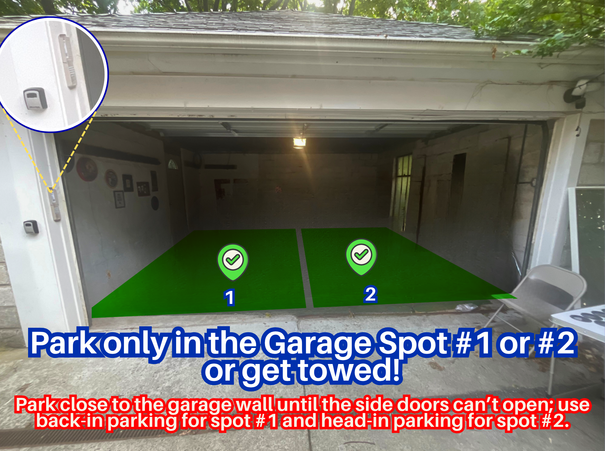 Photo of 202 Calumet St. - Garage Spot #1 or #2