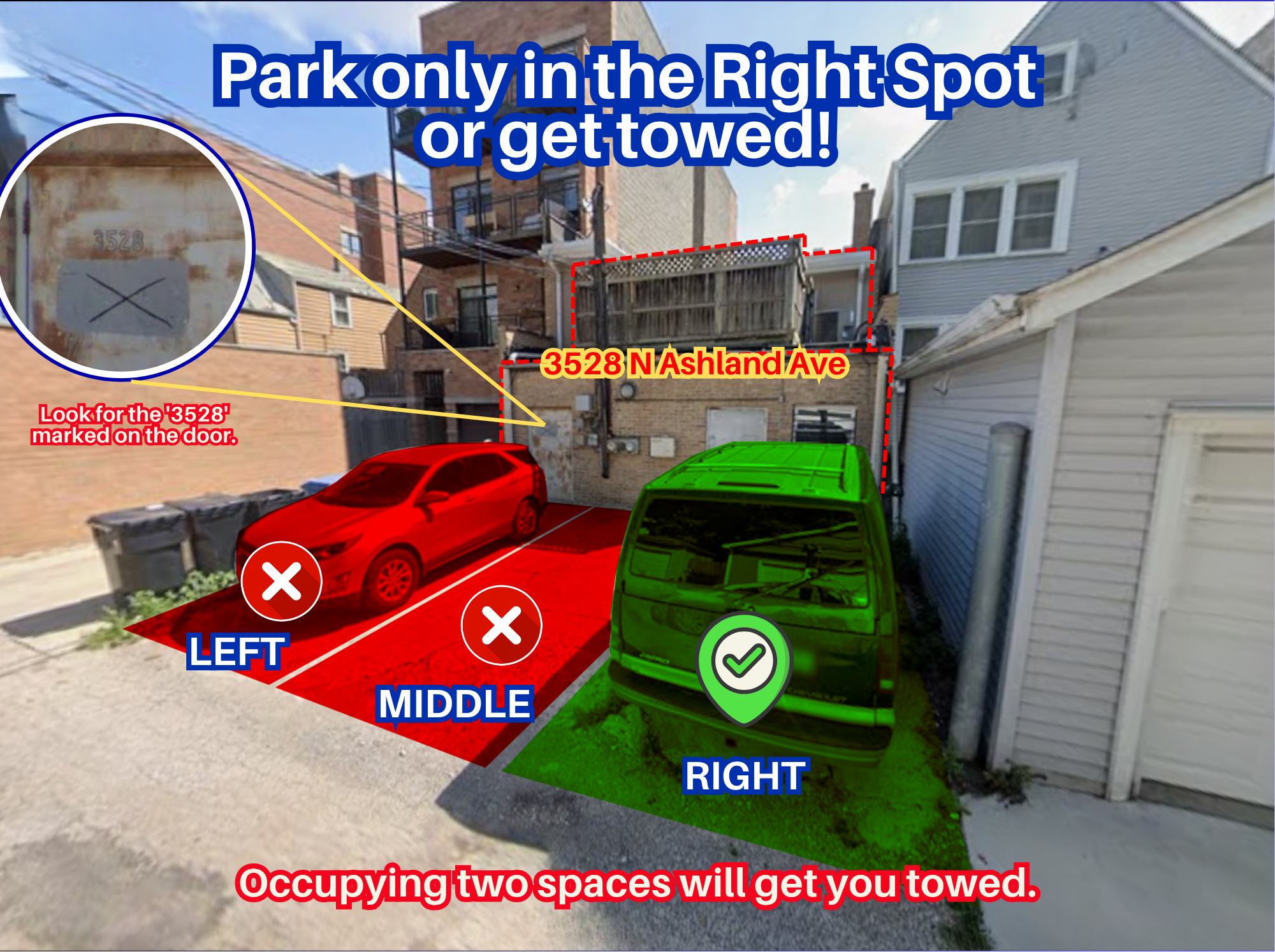 Photo of 3528 N Ashland Ave. - Right Spot Only