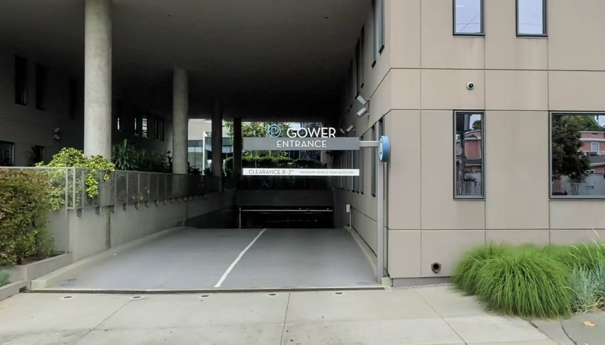 Photo of 1575 N Gower St. (1500 N El Centro Ave.) - Columbia Square Garage