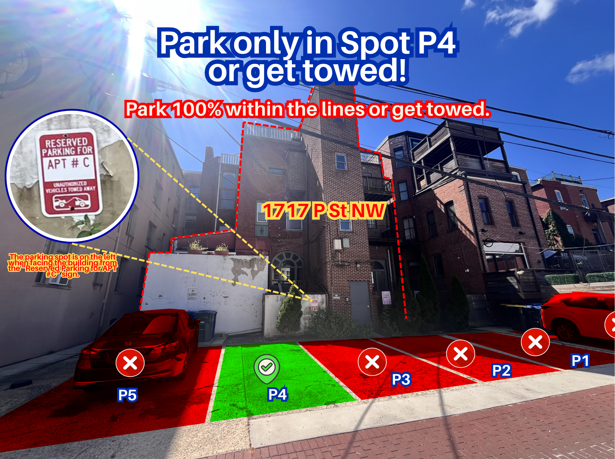 Photo of 1717 P St. NW - Spot P4 Only