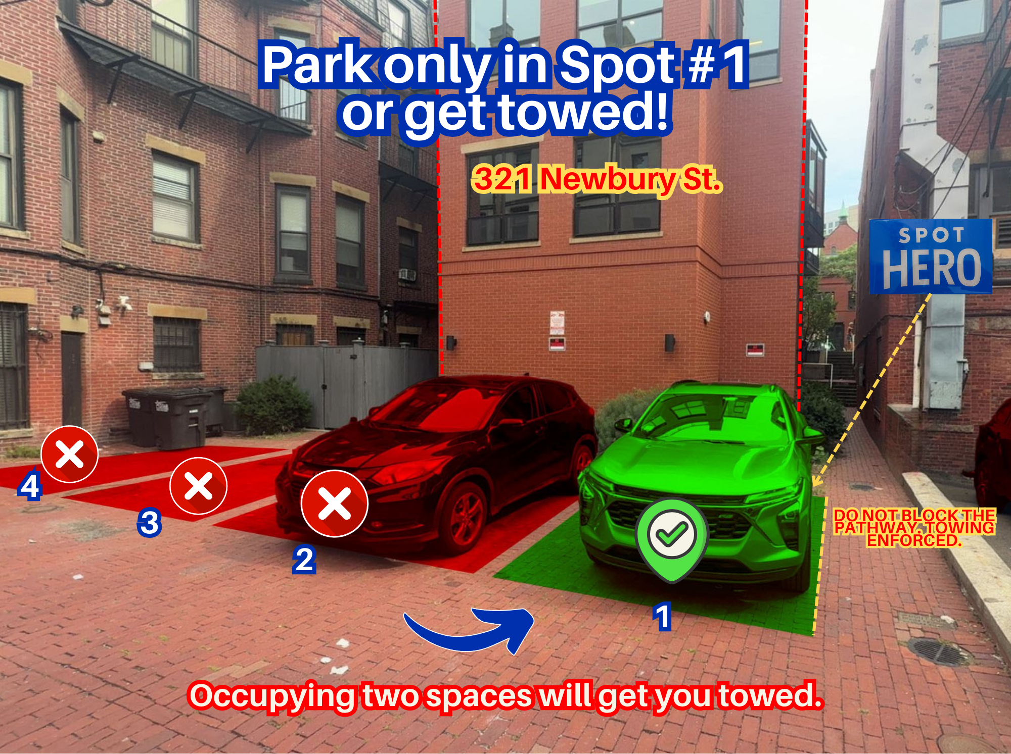 Photo of 321 Newbury St. - Spot #1 Only