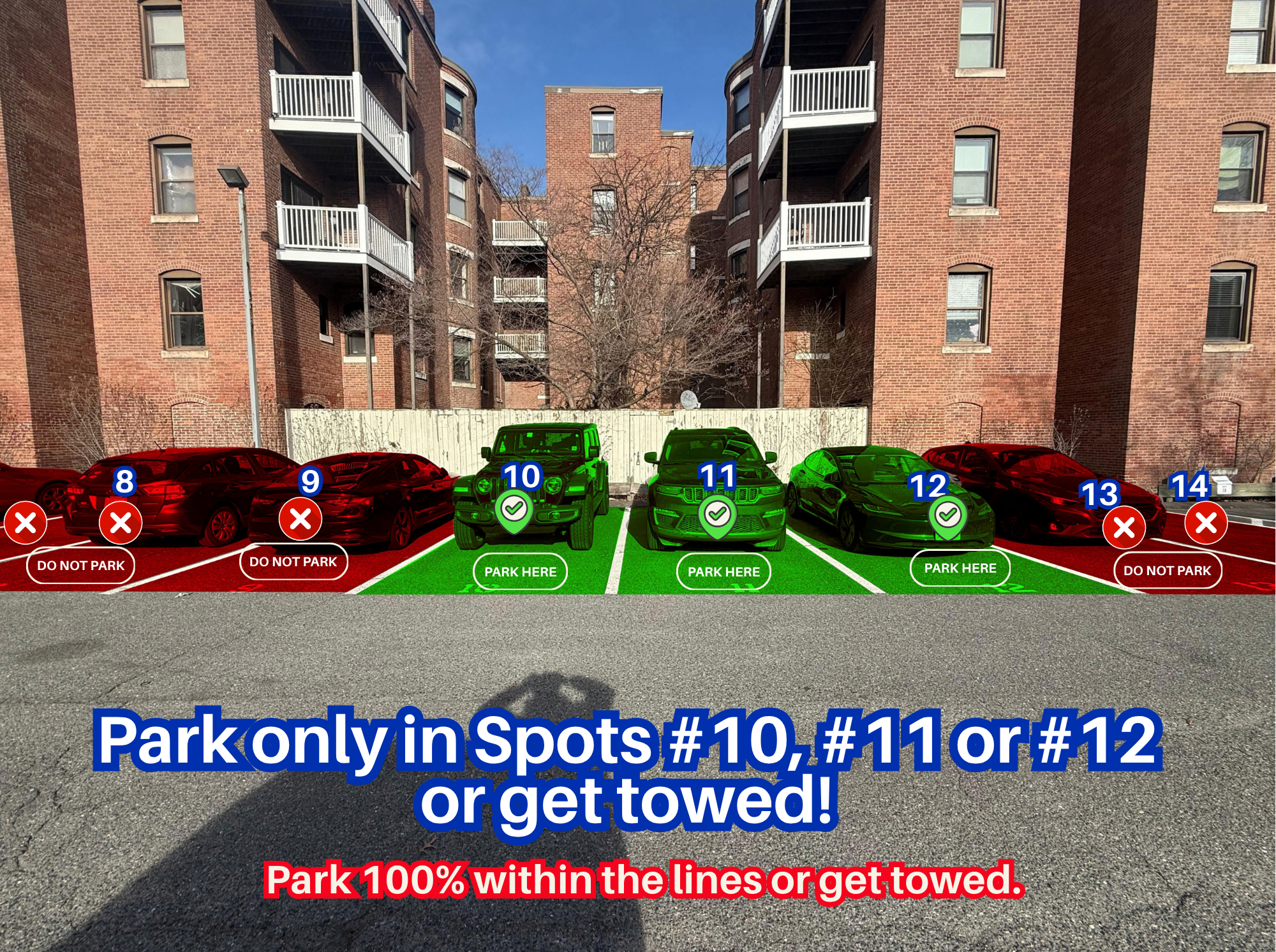 Photo of 76 Gainsborough St. - Spots #10, 11 or #12 Only
