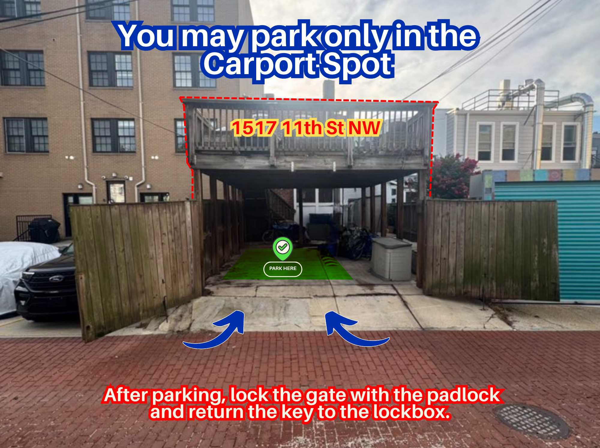 Photo of 1517 11th St. NW - Carport Spot