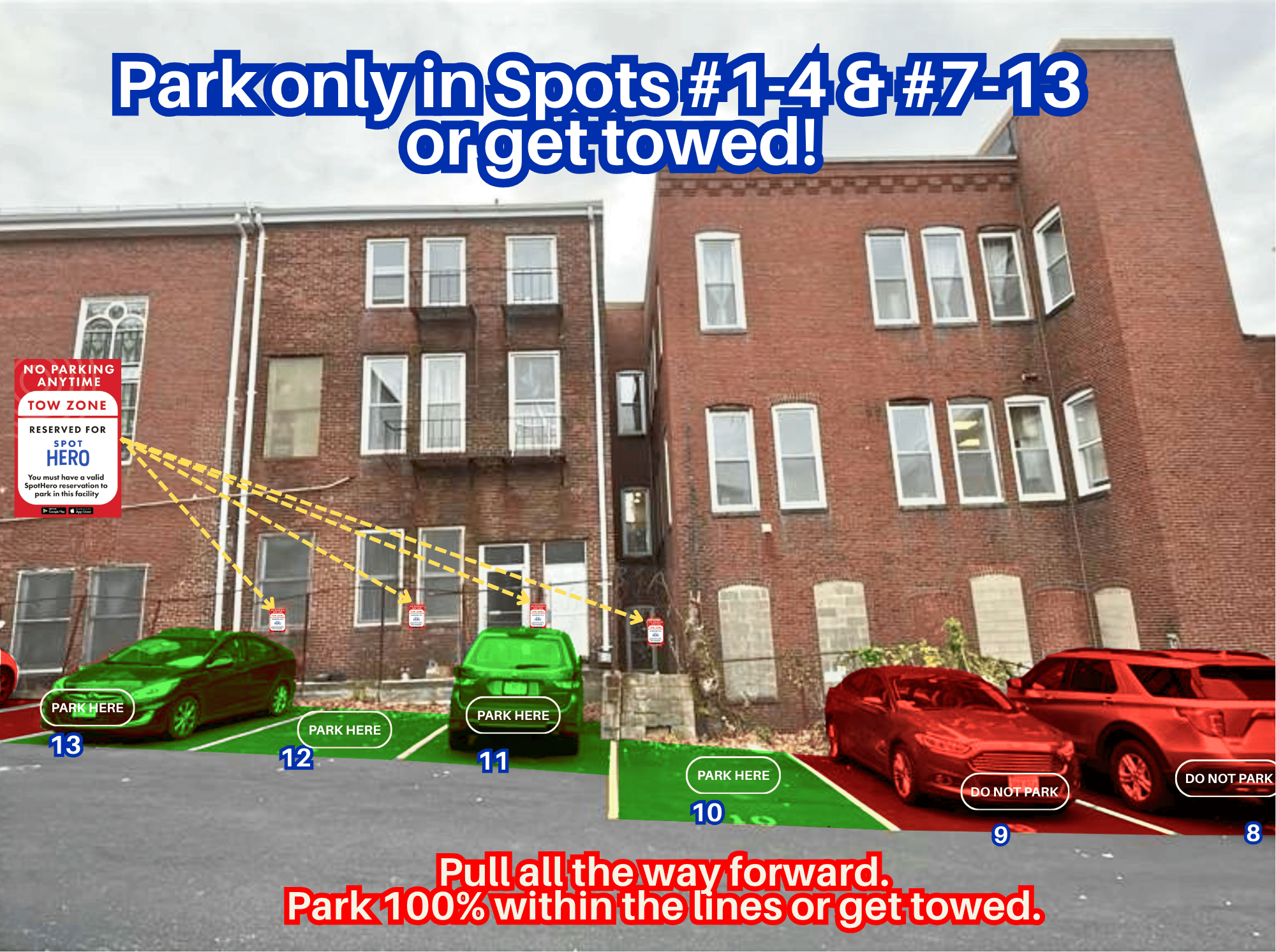 Photo of 74 Gore St. - Spots #1-4 & #7-13 Only