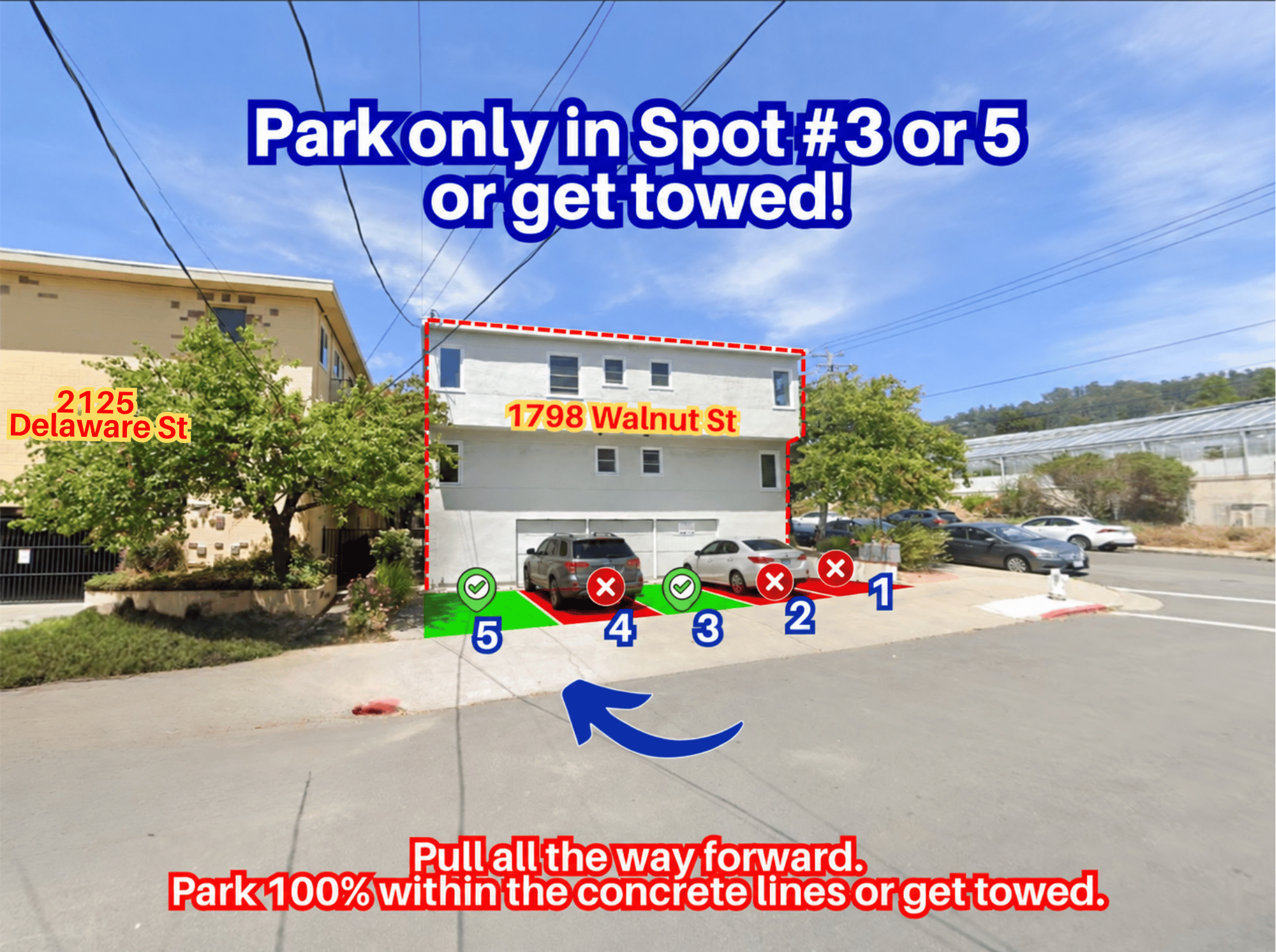 Photo of 1798 Walnut St. - Spot #3 or 5 Only