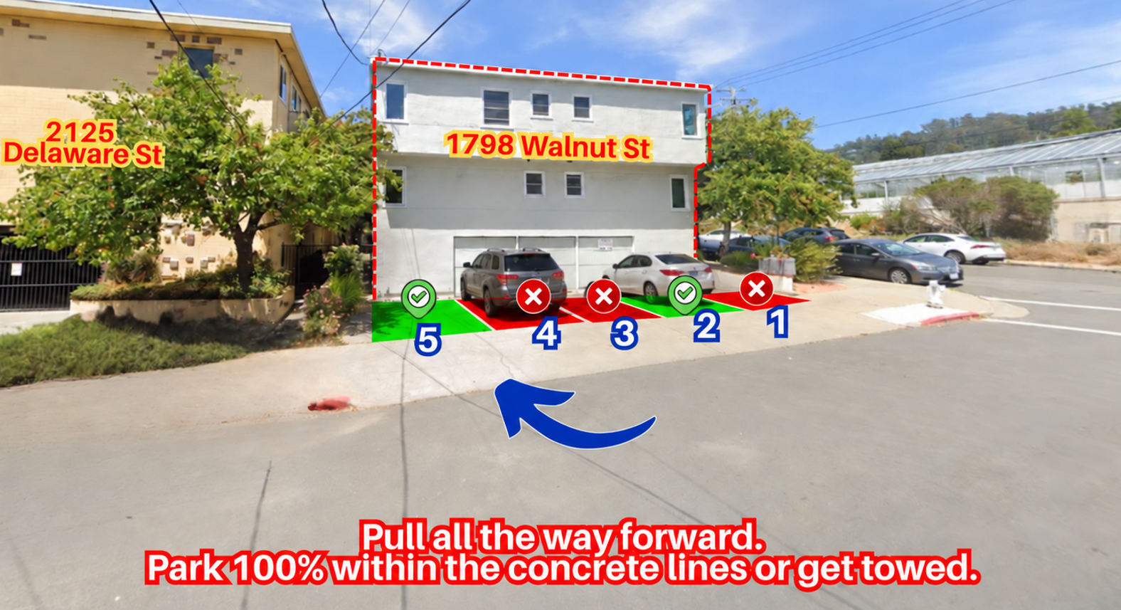 Photo of 1798 Walnut St. - Spot #2 or 5 Only