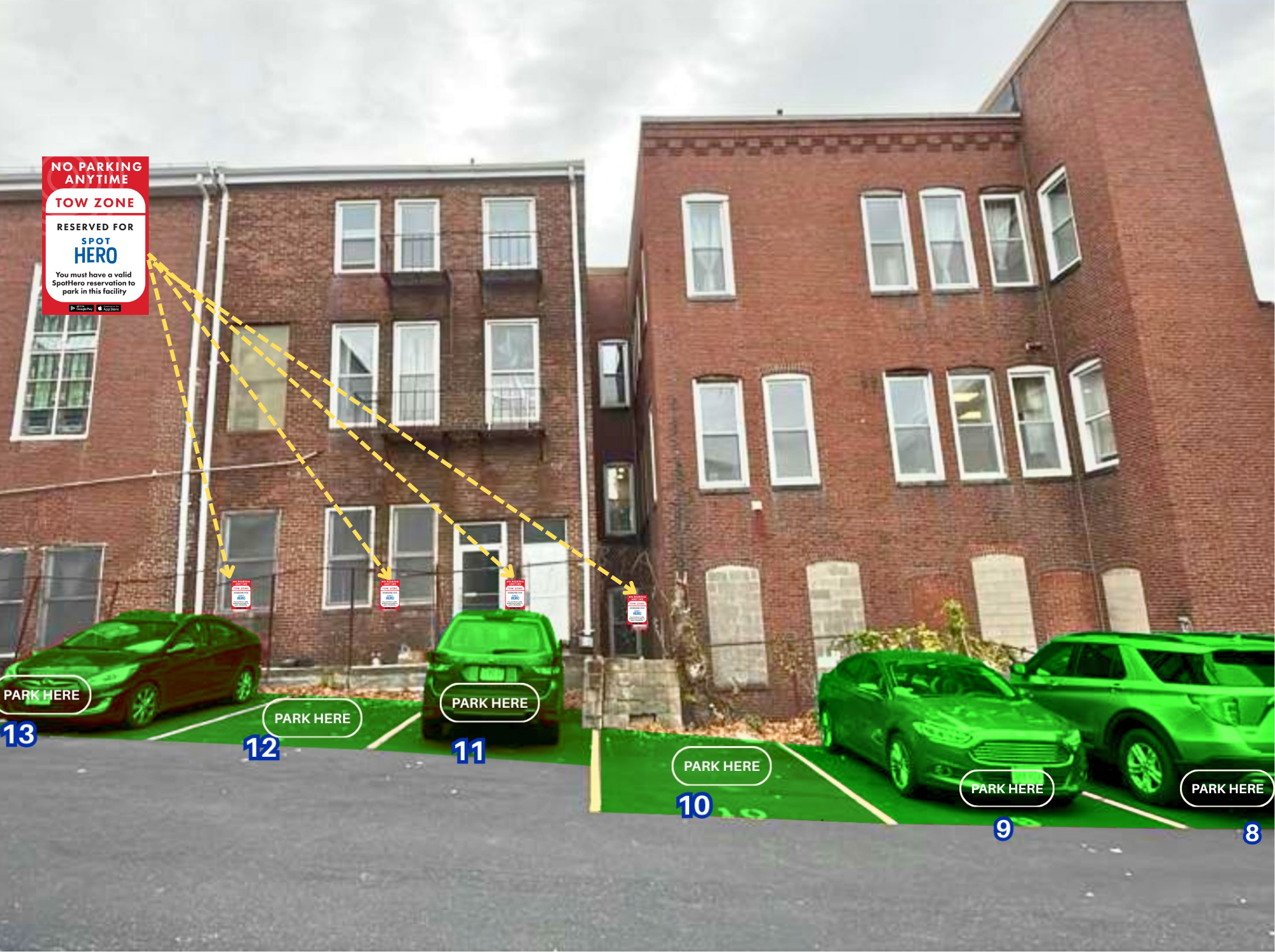 Photo of 74 Gore St. - Spots #1-4 & #7-13 Only