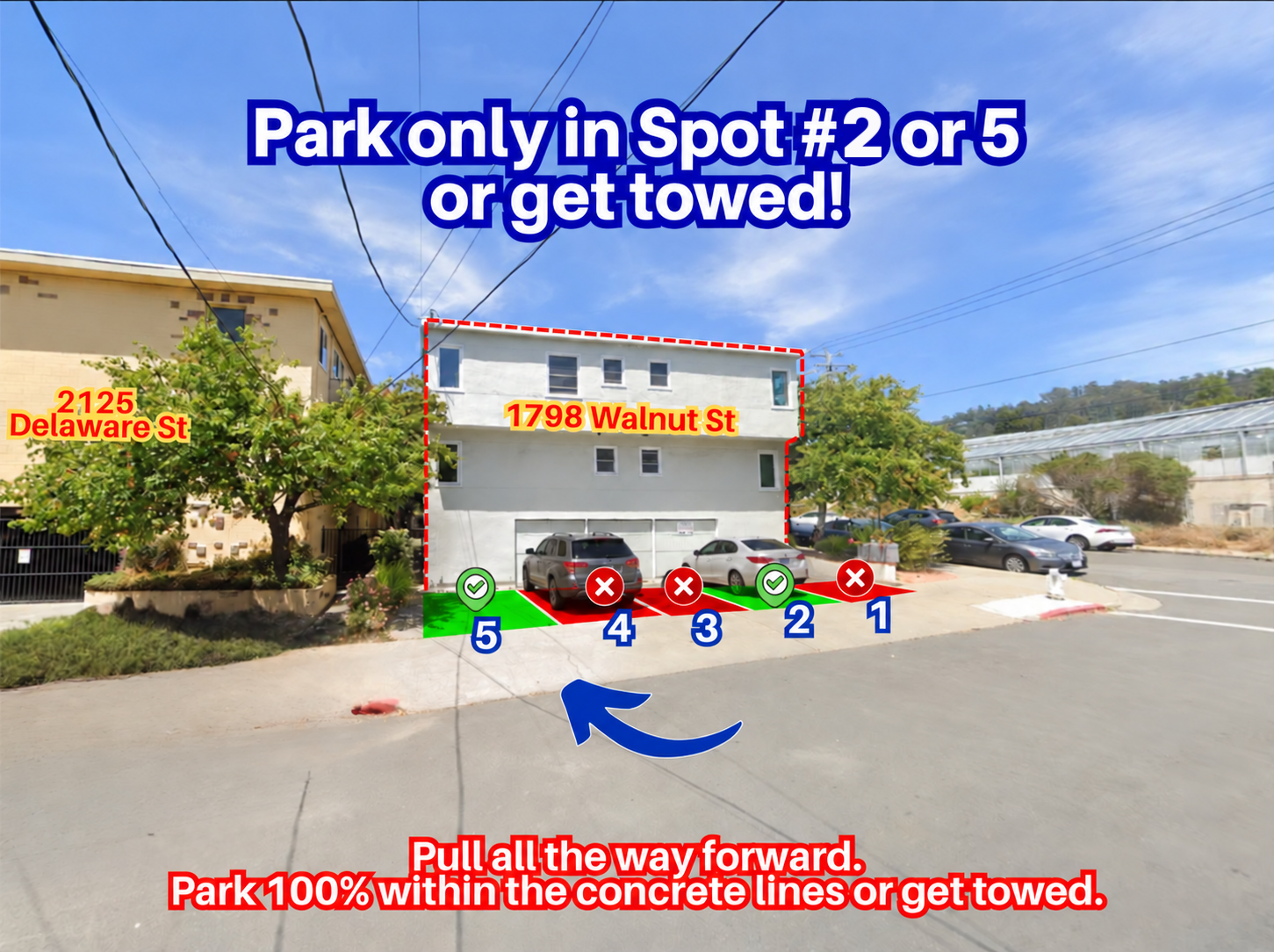 Photo of 1798 Walnut St. - Spot #2 or 5 Only