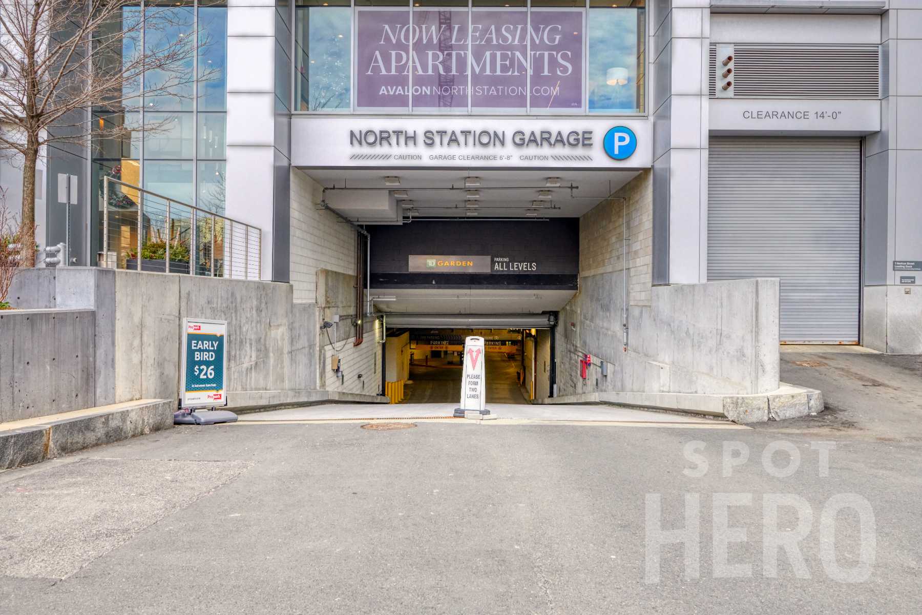 Boston Parking Garages near North End & TD Garden