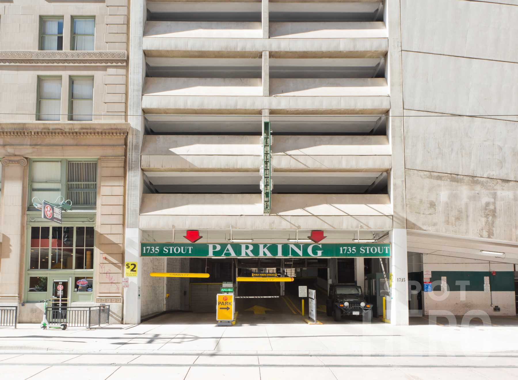 1735 Stout Street Parking