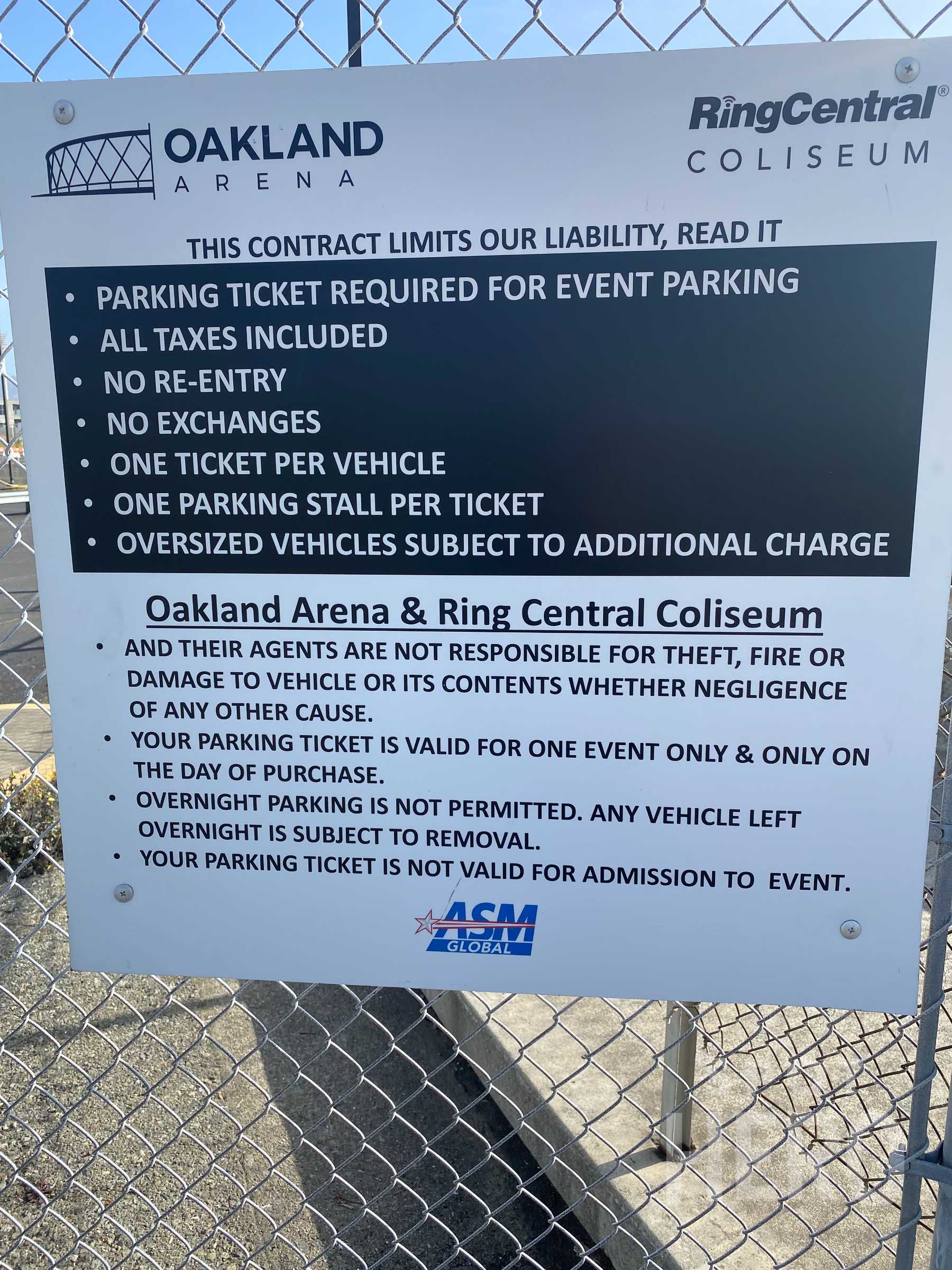 7000 Coliseum Way Parking