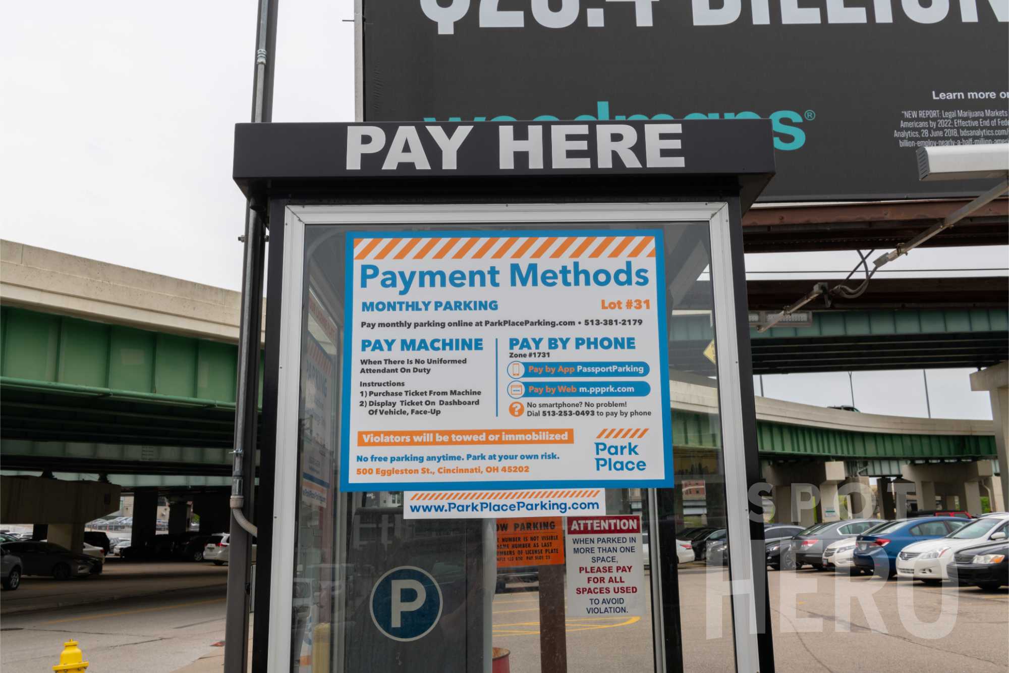 Parking near The Great American Ballpark