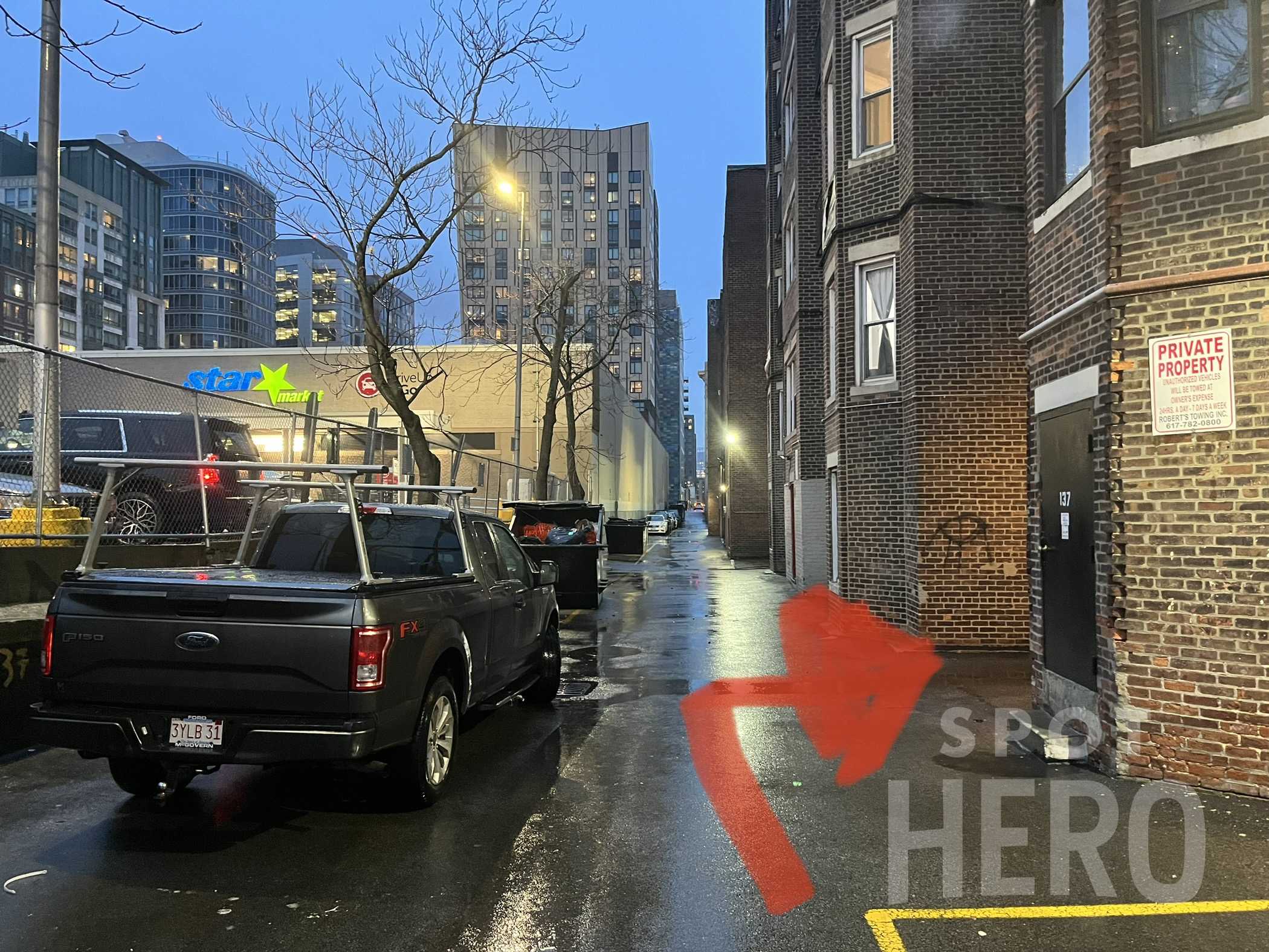 133 Peterborough Street Parking