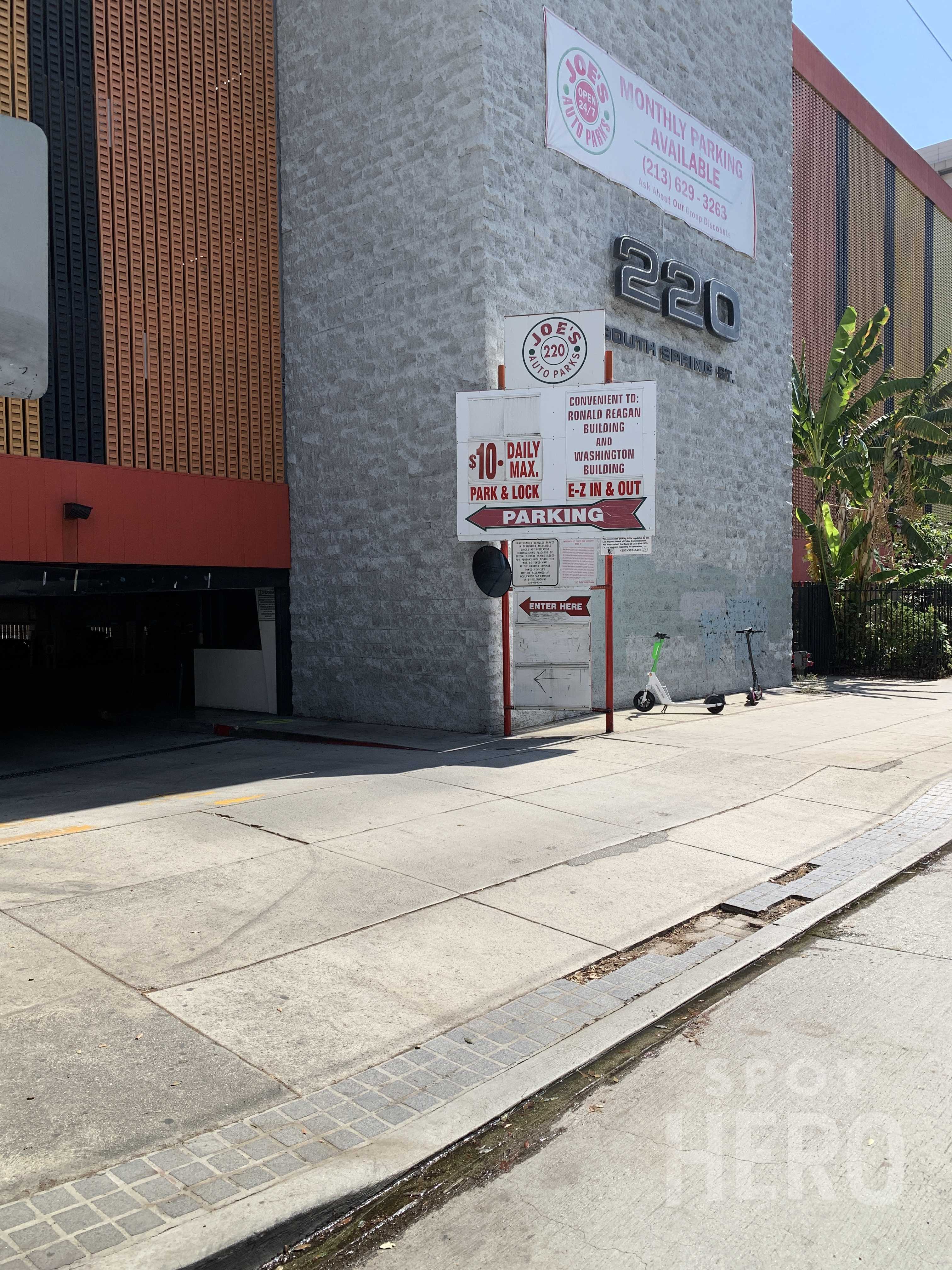 220 South Spring Street Parking