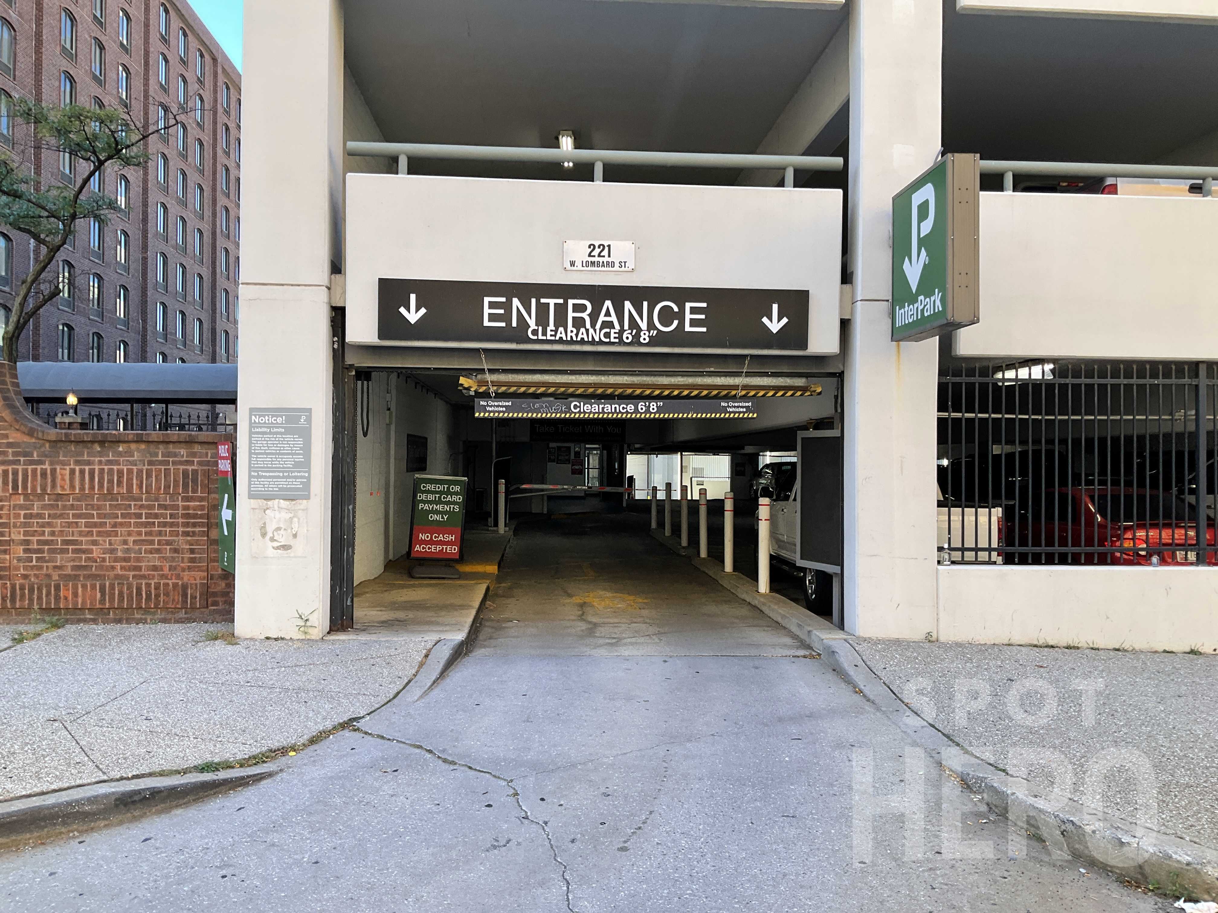 221 West Lombard Street Parking