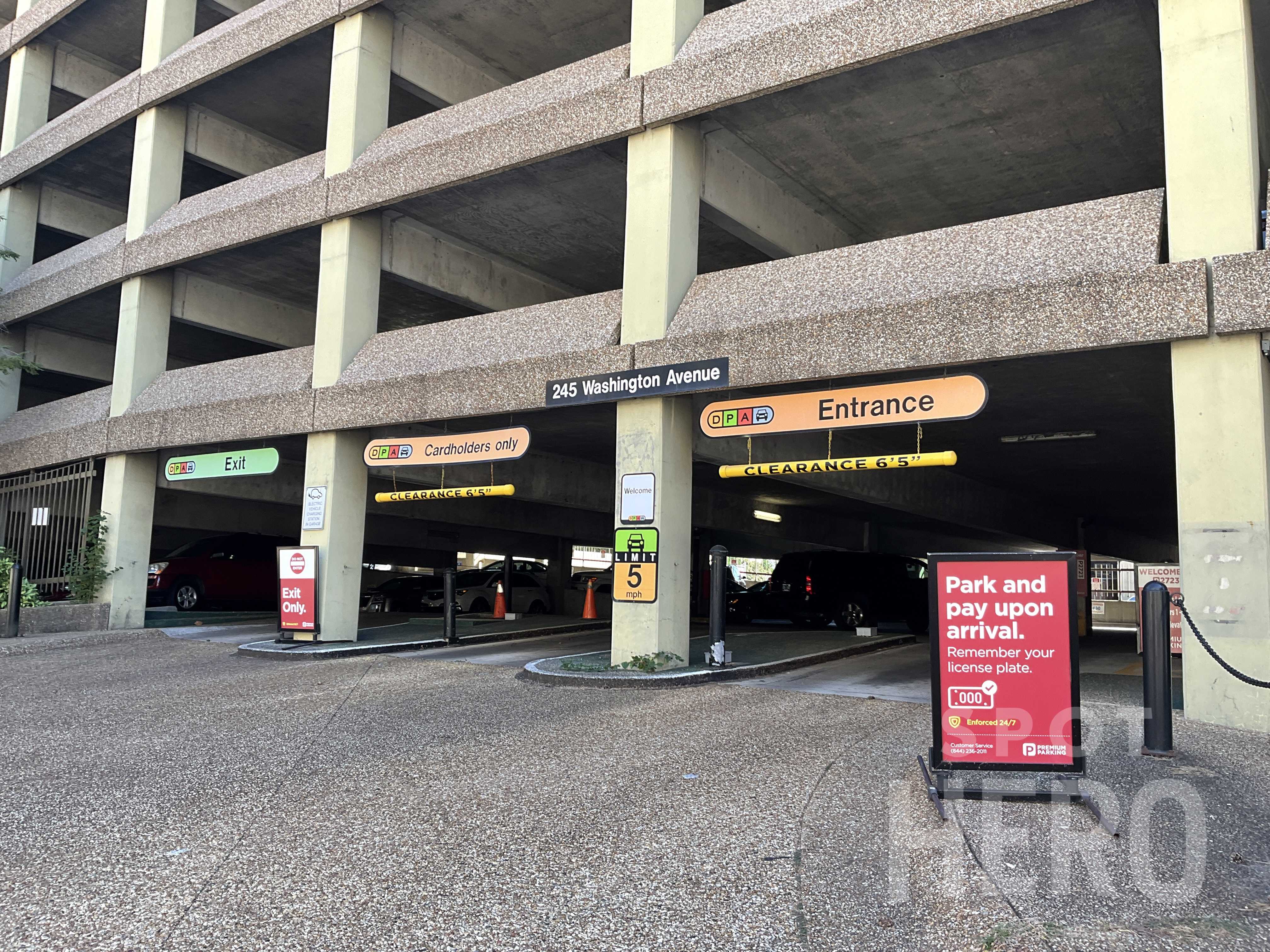245 Washington Avenue Parking
