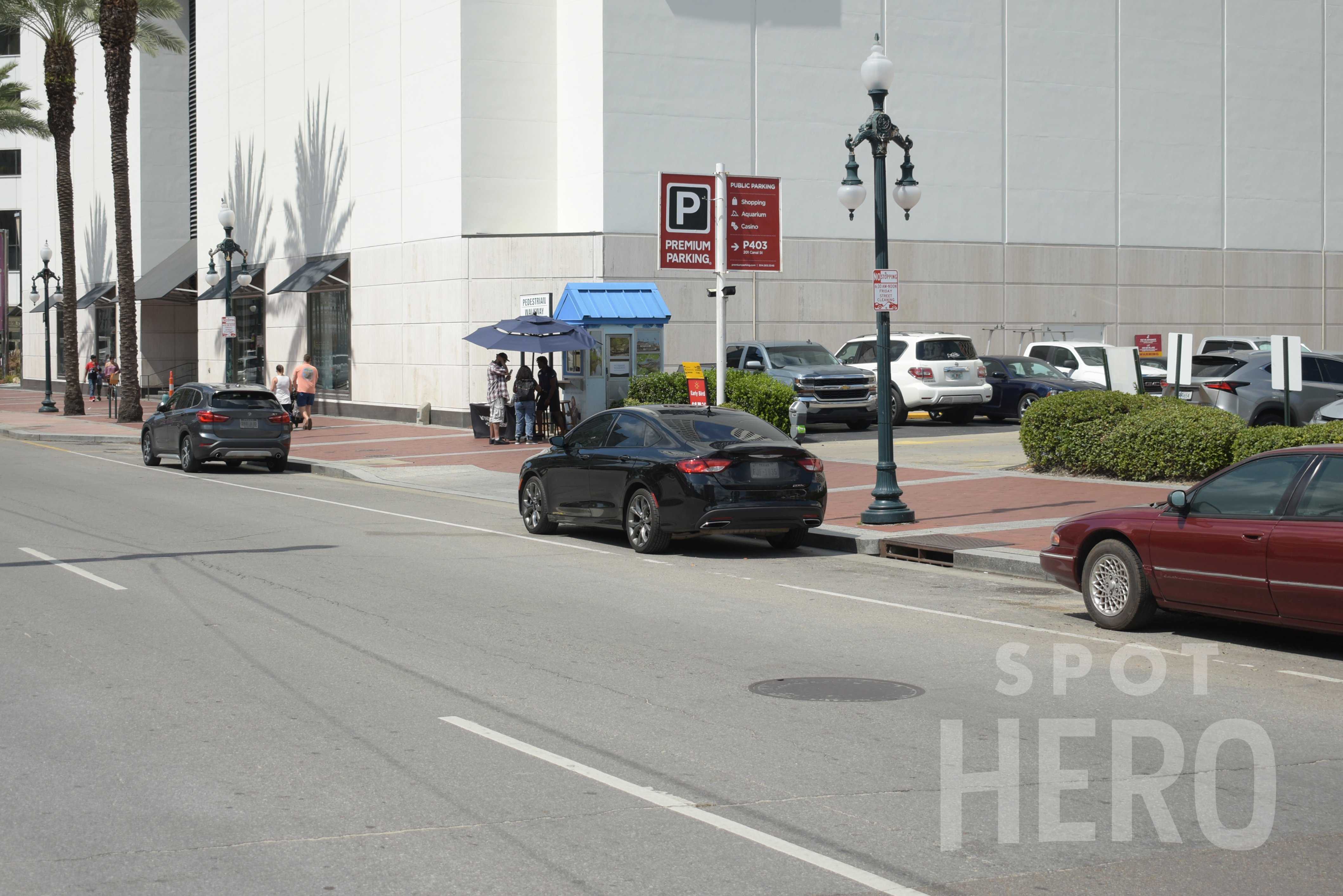 Convenient parking at P403, 201 Canal St, New Orleans, LA