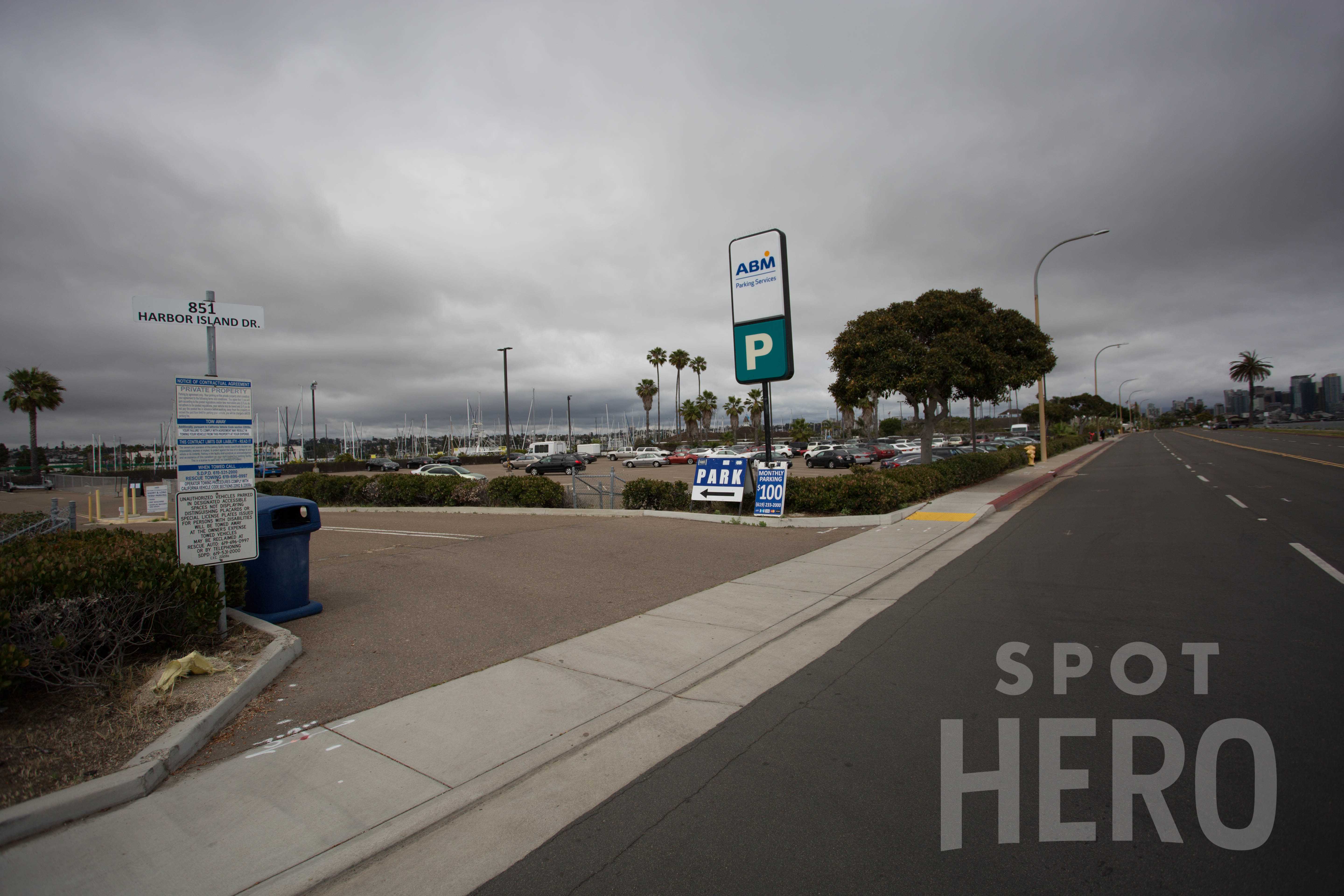 830 Harbor Island Drive Parking