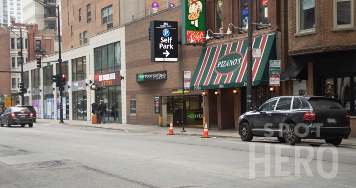 Parking at Chicago Place Condos Garage - Valet