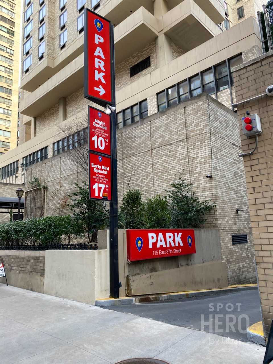 115 East 87th Street Parking