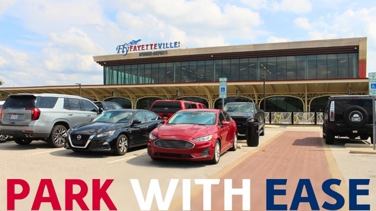 Fayetteville Regional Airport parking hero image