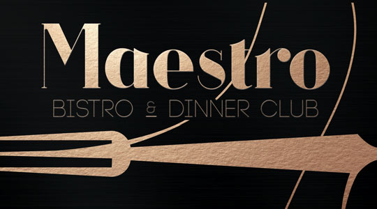 Maestro Bistro and Dinner Club logo