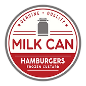 Milk Can Hamburgers & Frozen Custard logo