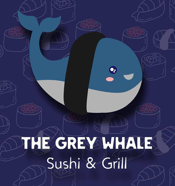 Grey Whale Sushi logo